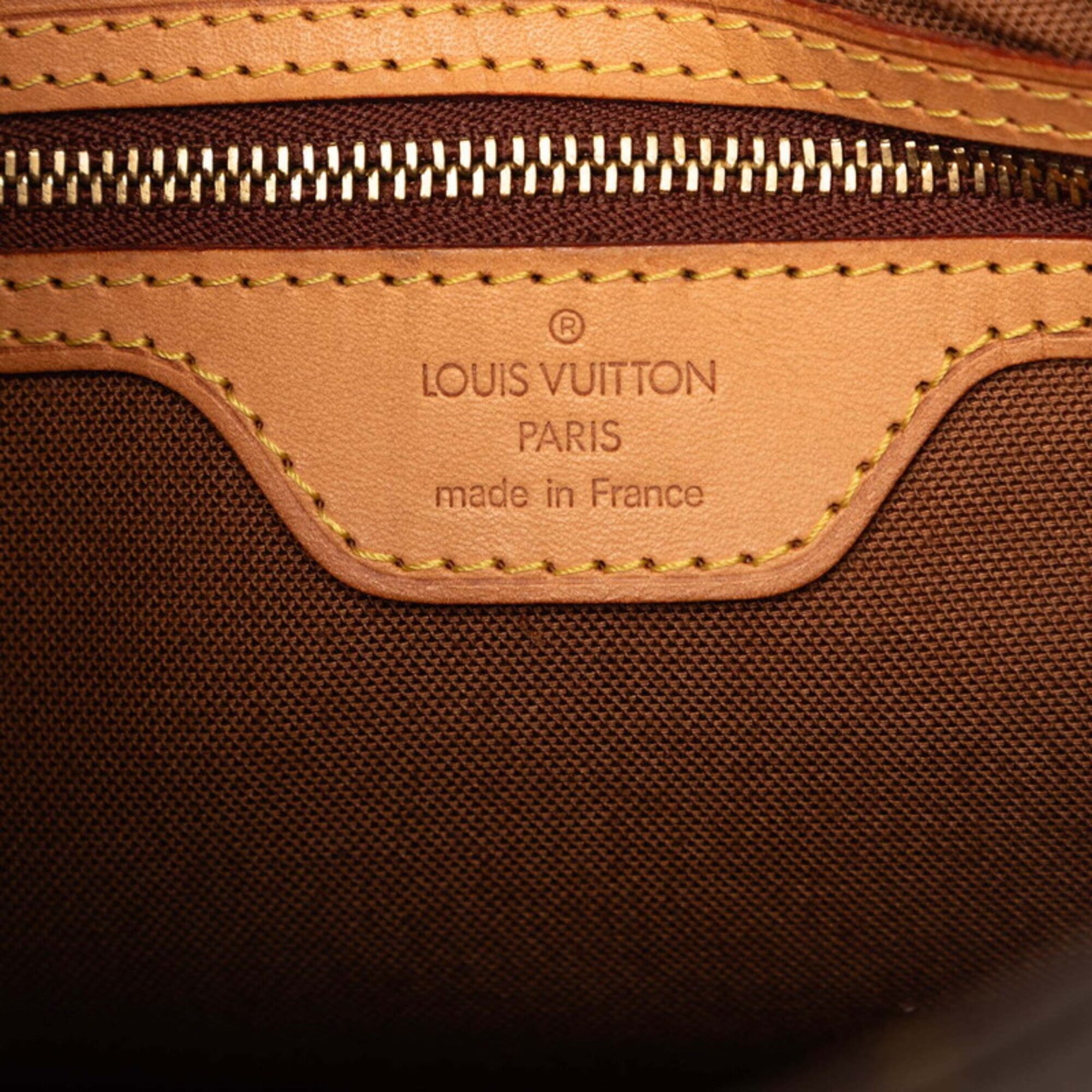 Louis Vuitton Monogram Brown Pvc Leather Handbag (Pre-Owned)