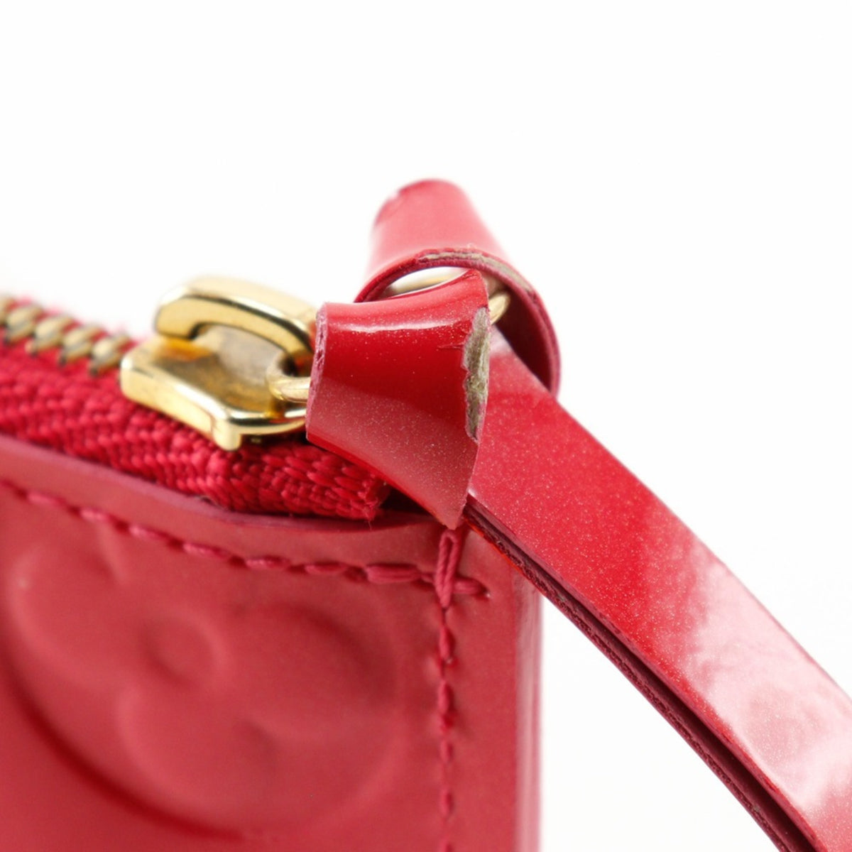 Louis Vuitton Monogram Vernis Hot Pink Monogram Vernis Chain/Shoulder Wallet (Pre-Owned)
