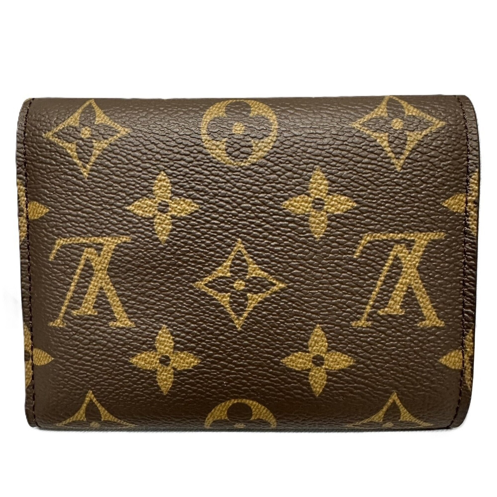 Louis Vuitton Brown Monogram Monogram Wallet (Tri-Fold) (Pre-Owned)