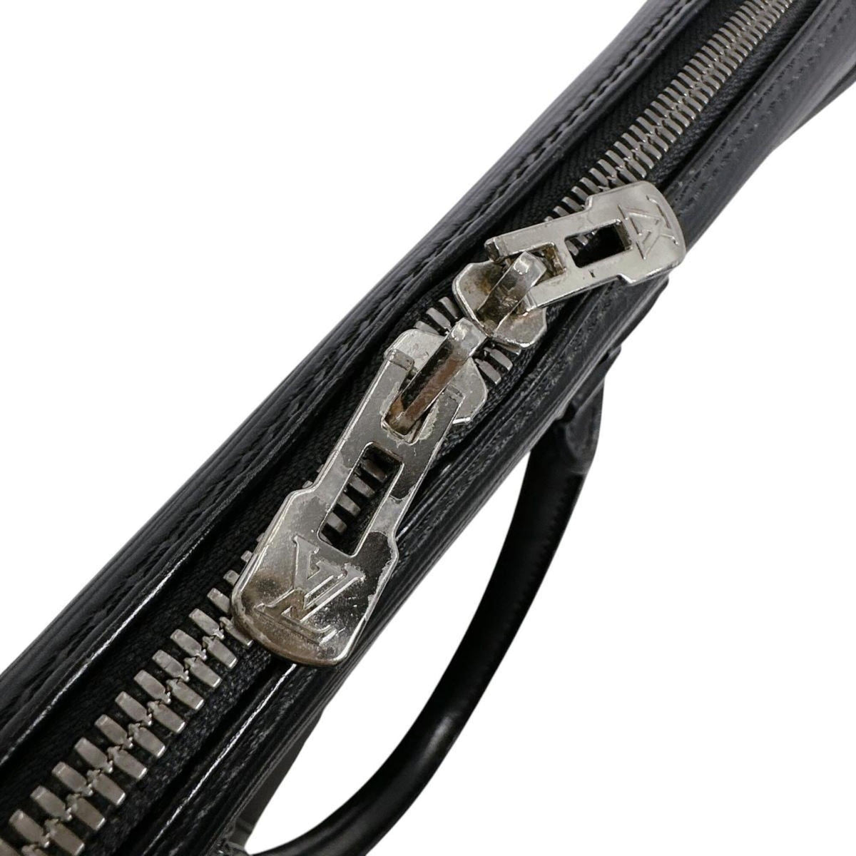 Louis Vuitton Black Epi Leather Document Case Handbag (Pre-Owned)