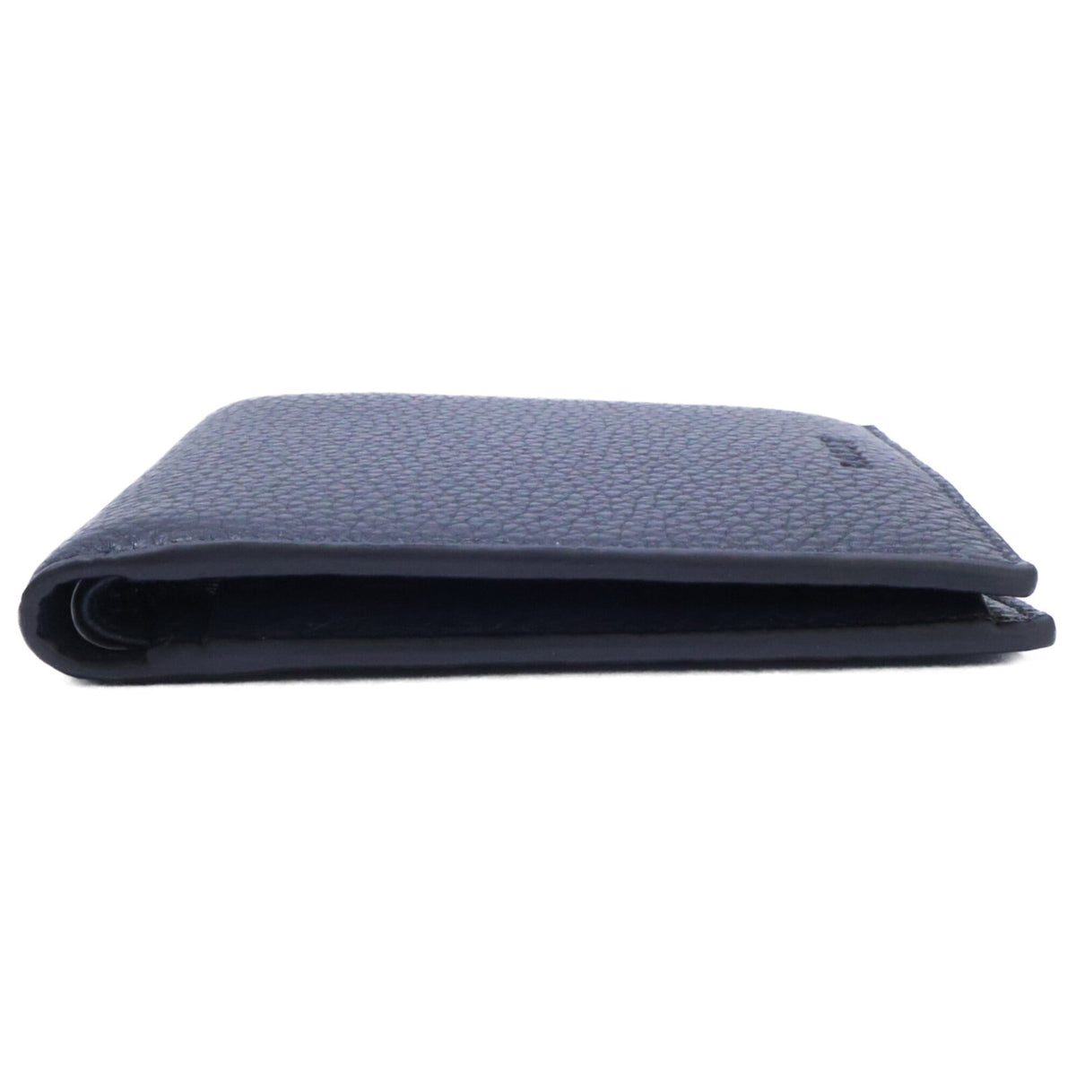 Bally Dark Navy Leather Wallet (Bi-Fold) (Pre-Owned)