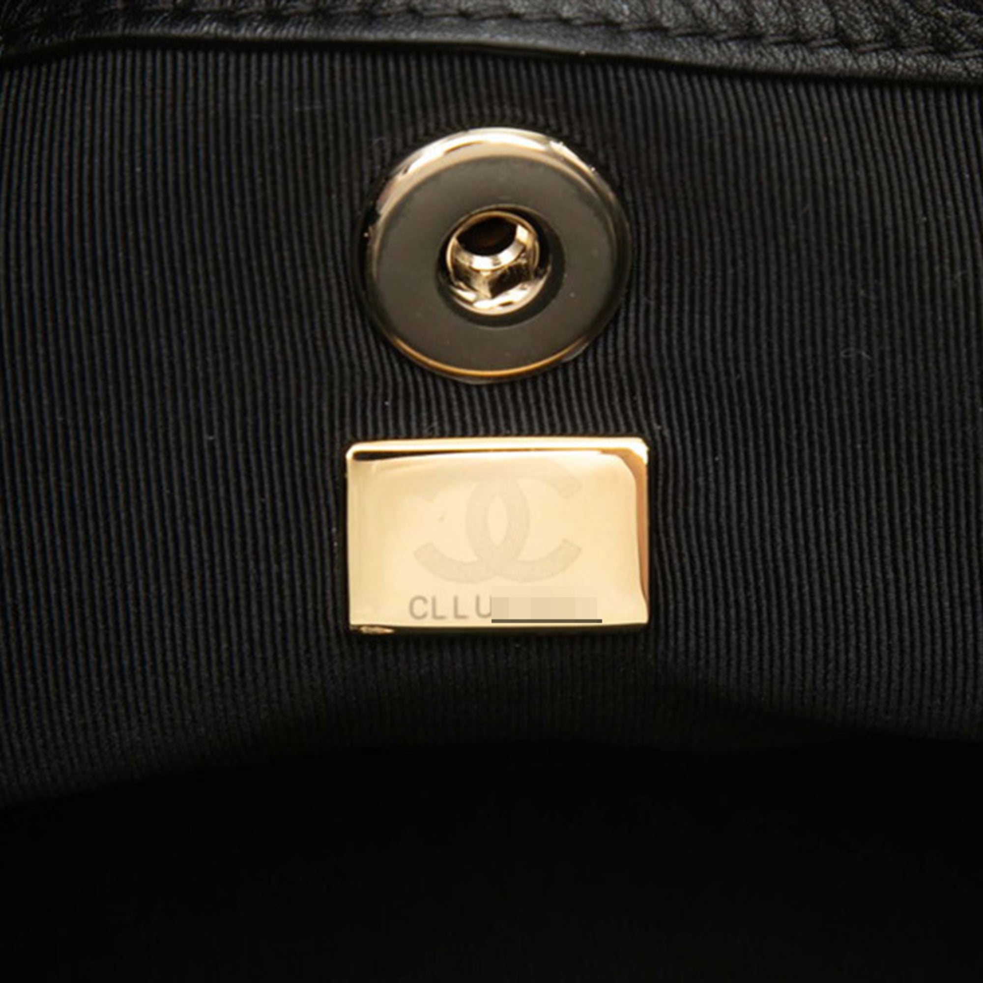 Chanel Matelasse Black Leather Backpack (Pre-Owned)
