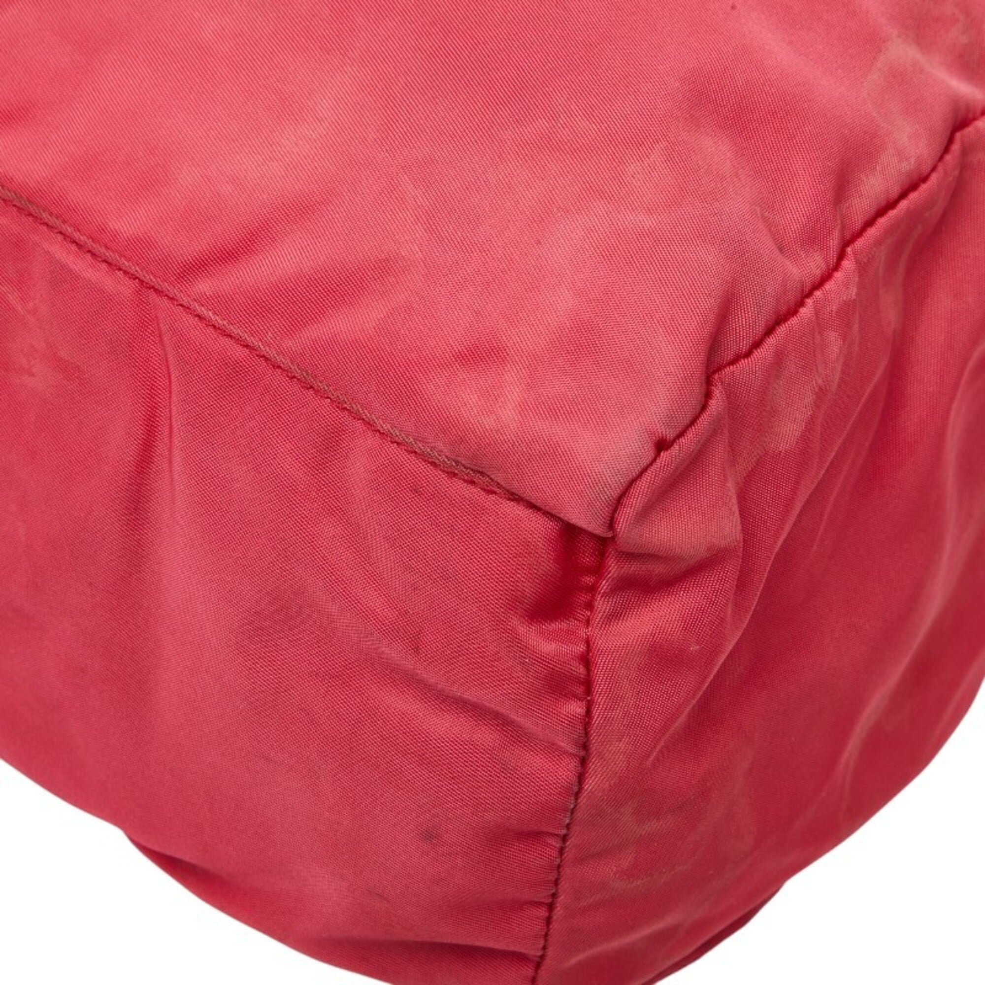 Prada Pink Nylon Handbag (Pre-Owned)