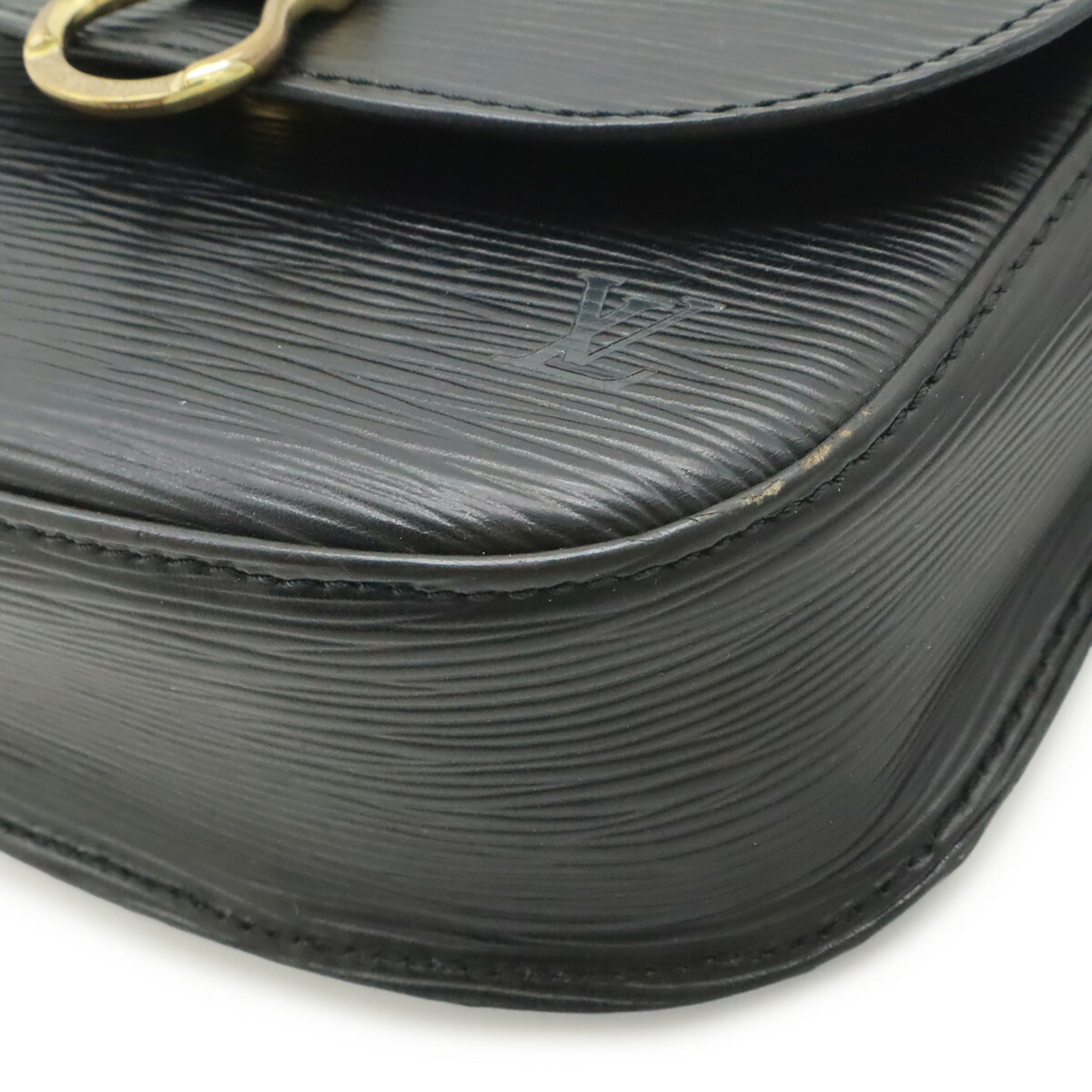 Louis Vuitton Noir Epi Leather Pochette Shoulder Bag (Pre-Owned)