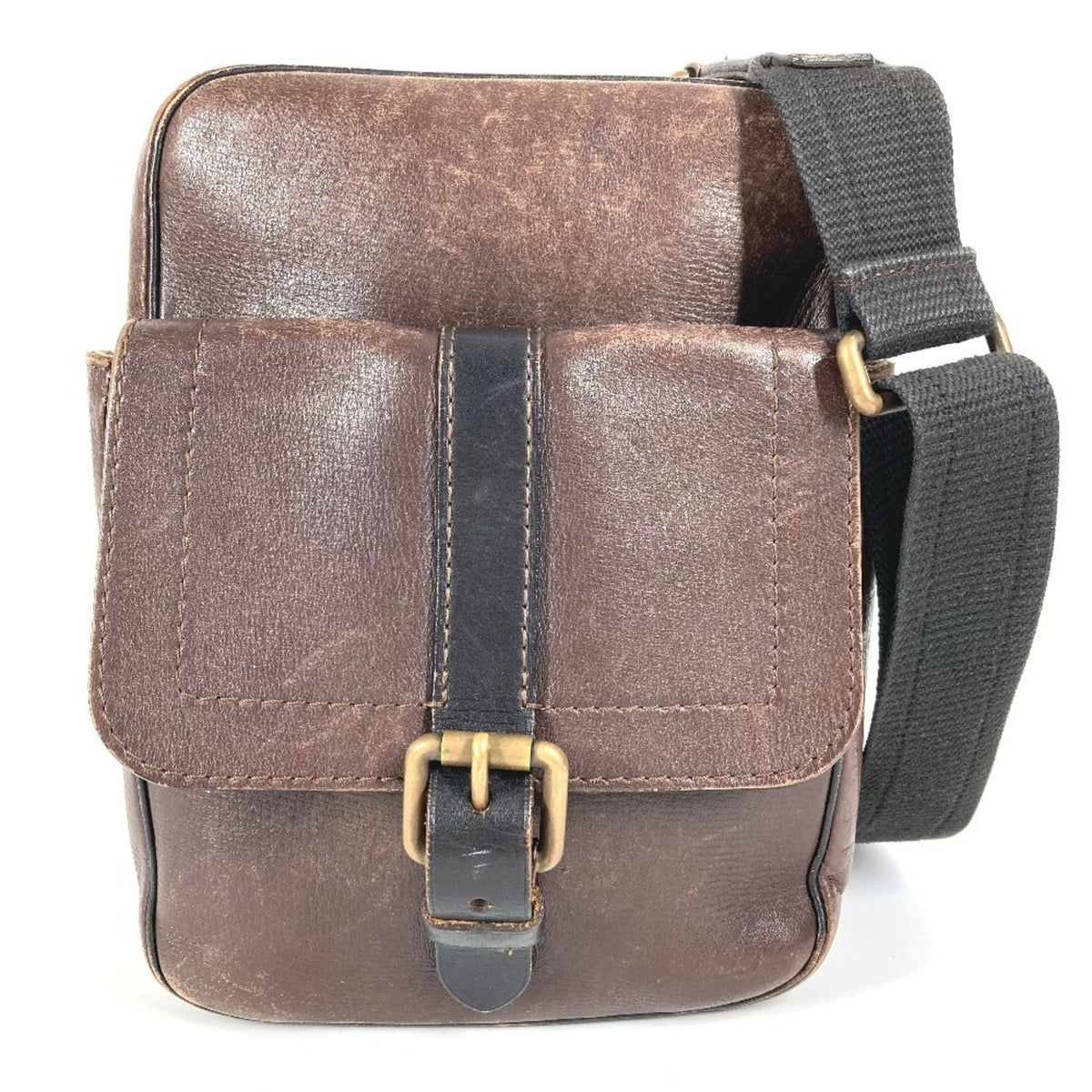 Louis Vuitton Brown Coffee Utah Leather Leather Pochette Shoulder Bag (Pre-Owned)