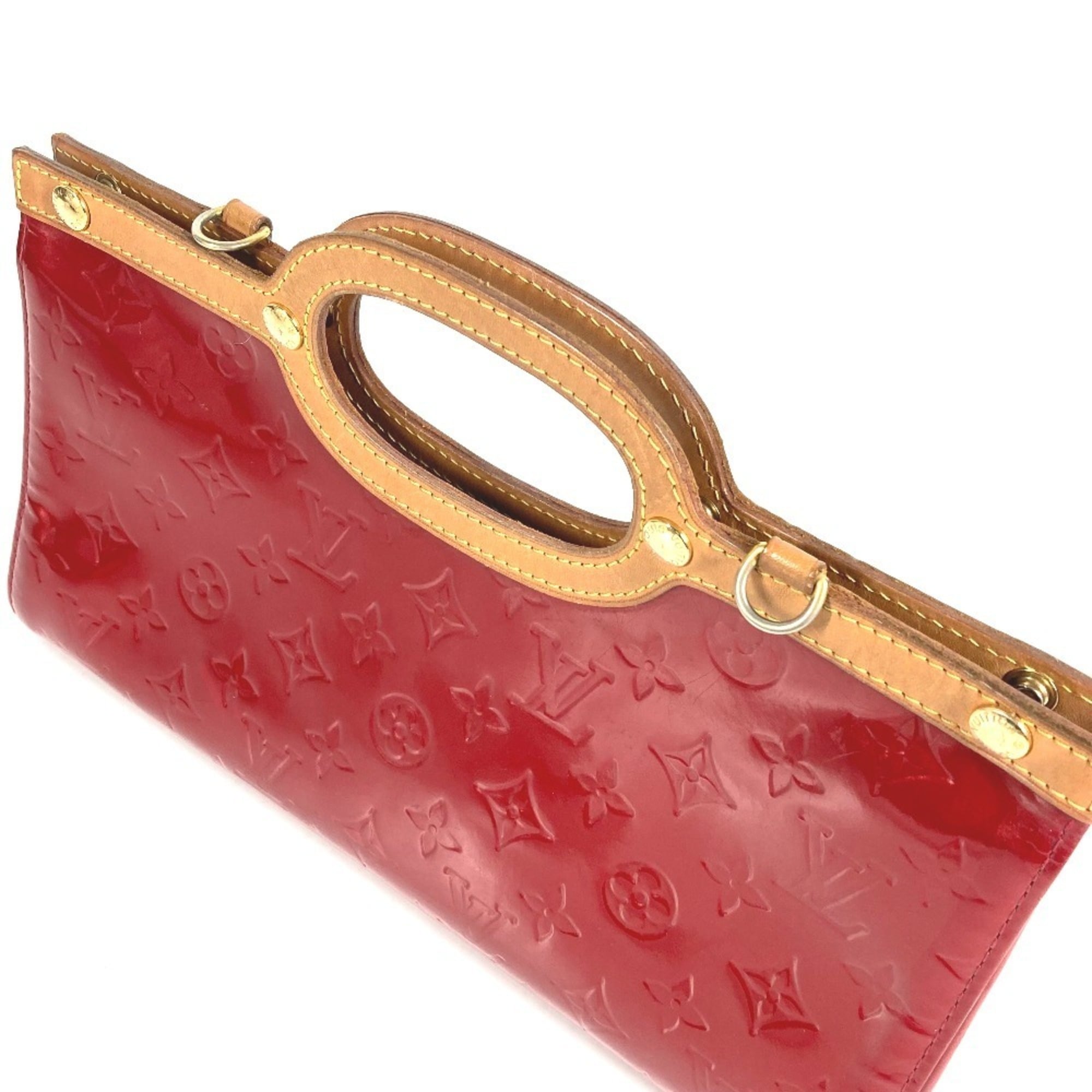 Louis Vuitton Monogram Vernis Pomme D'amour Red Color Monogram Vernis Handbag (Pre-Owned)