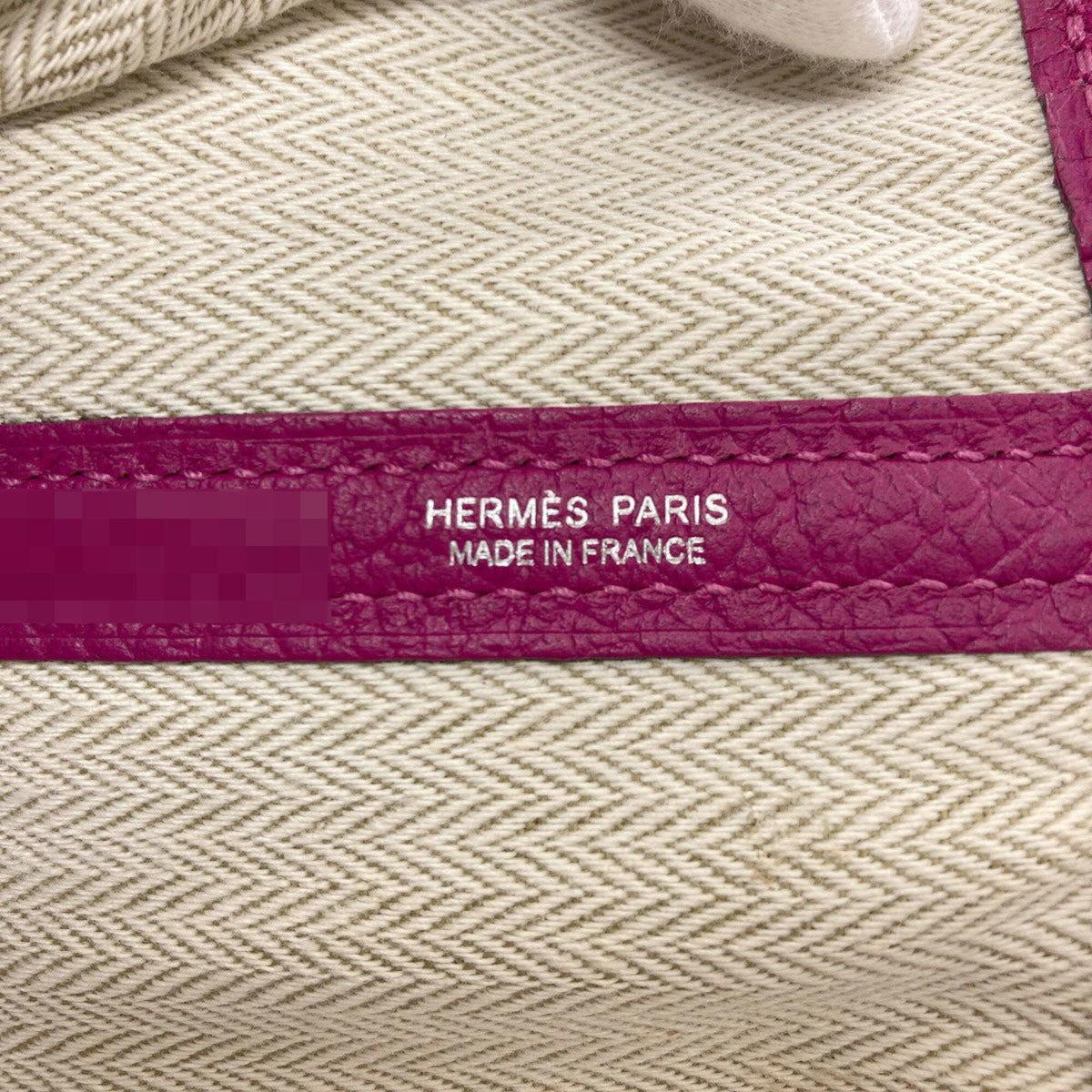 Hermes Pink Purple Negonda Leather Handbag (Pre-Owned)