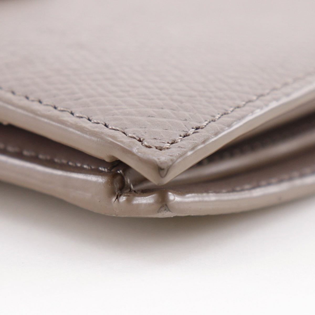 Celine Grayish Leather Wallet (Bi-Fold) (Pre-Owned)