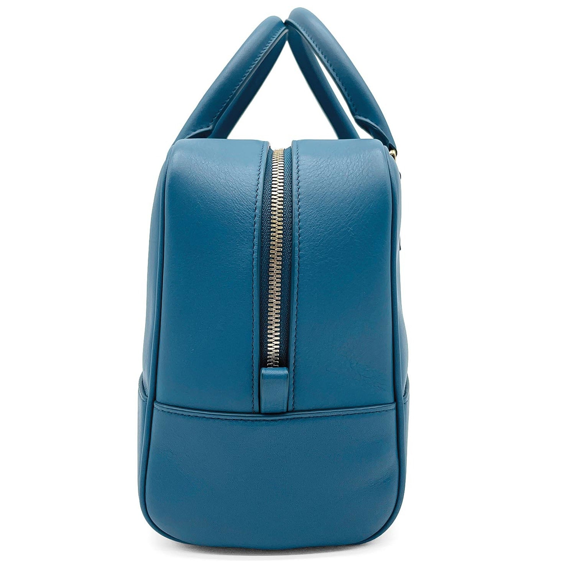 Loewe Blue Leather Shoulder Bag (Pre-Owned)