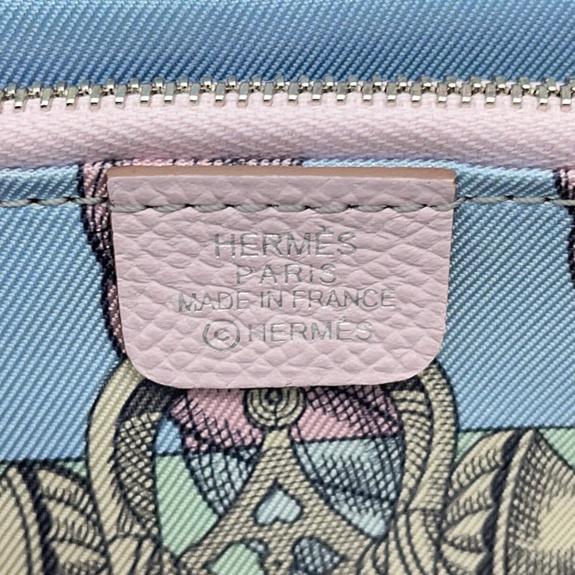Hermes Epsom Leather Long Wallet (Bi-Fold) (Pre-Owned)