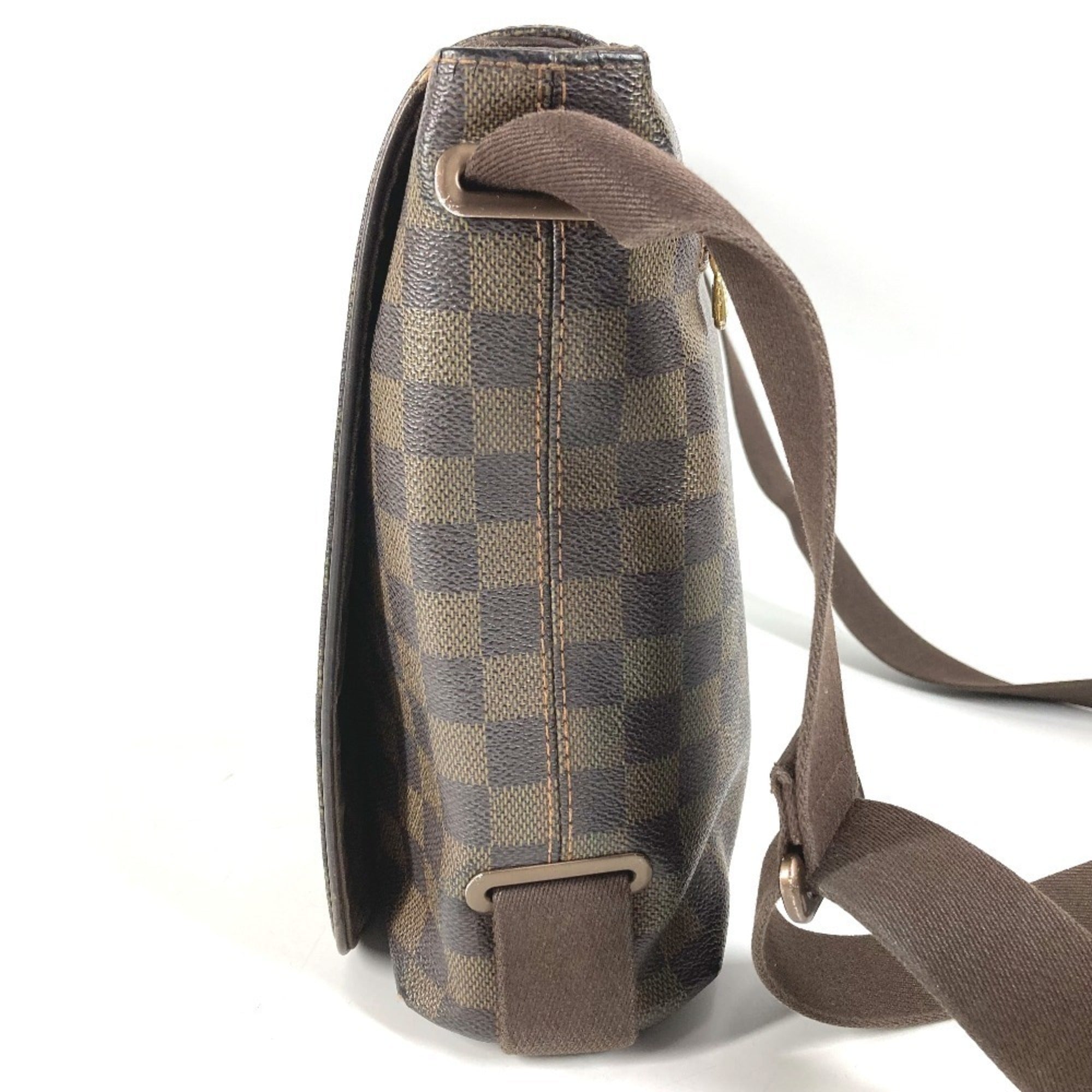 Louis Vuitton Damier Brown Ebene Damier Canvas Messenger Bag Shoulder Bag (Pre-Owned)