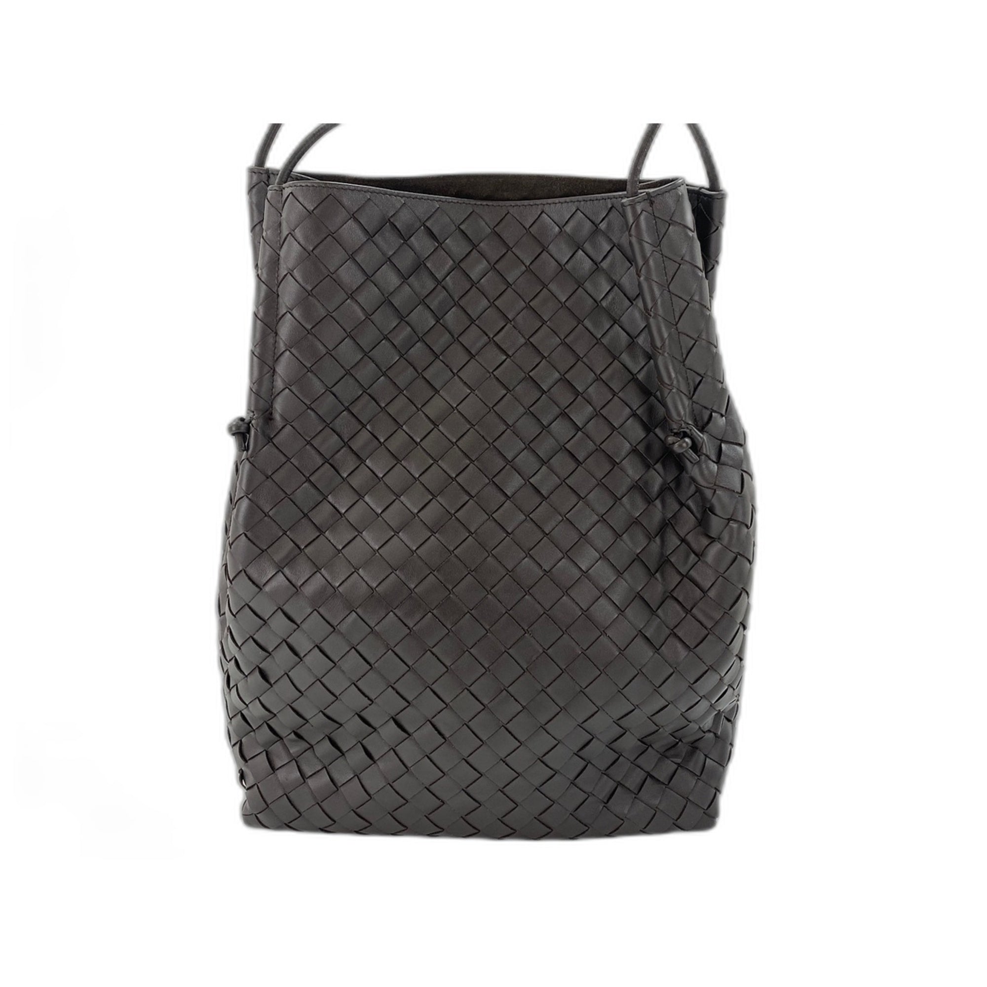 Bottega Veneta Intrecciato Brown Intrecciato Tote Bag (Pre-Owned)