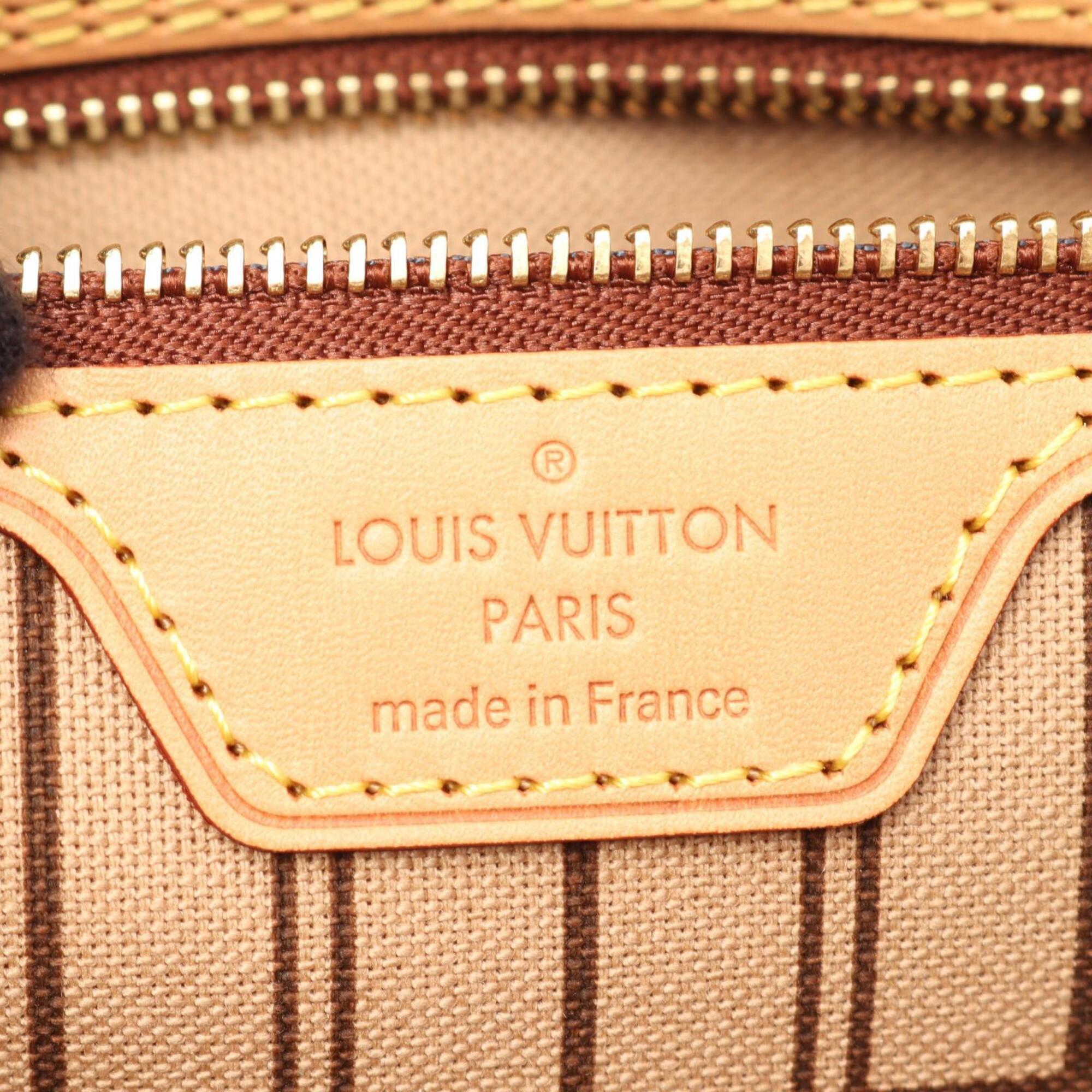 Louis Vuitton Brown Coated Canvas Pvc Monogram Leather Handbag Tote Bag (Pre-Owned)