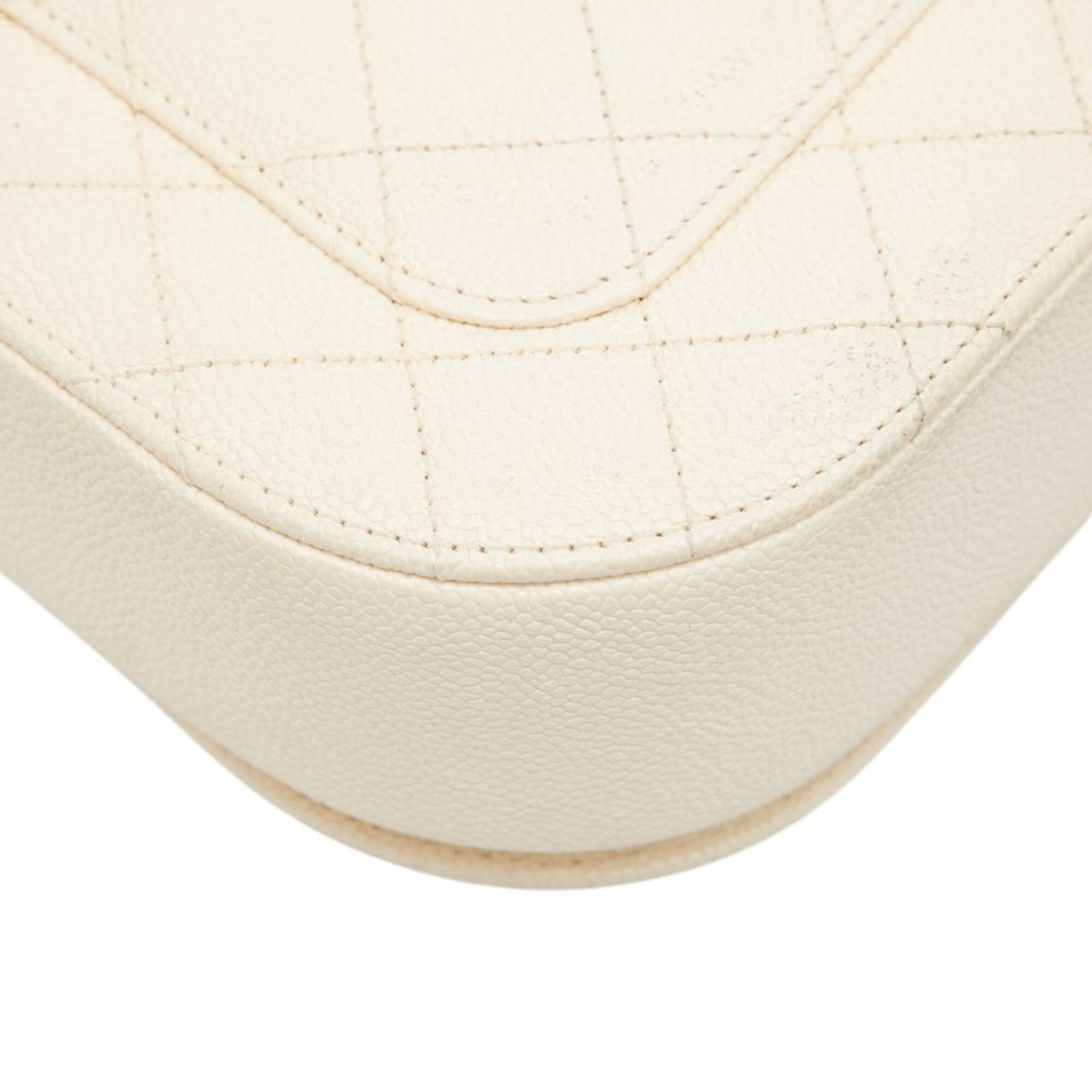 Chanel Beige Grained Calfskin Shopping Bag (Pre-Owned)