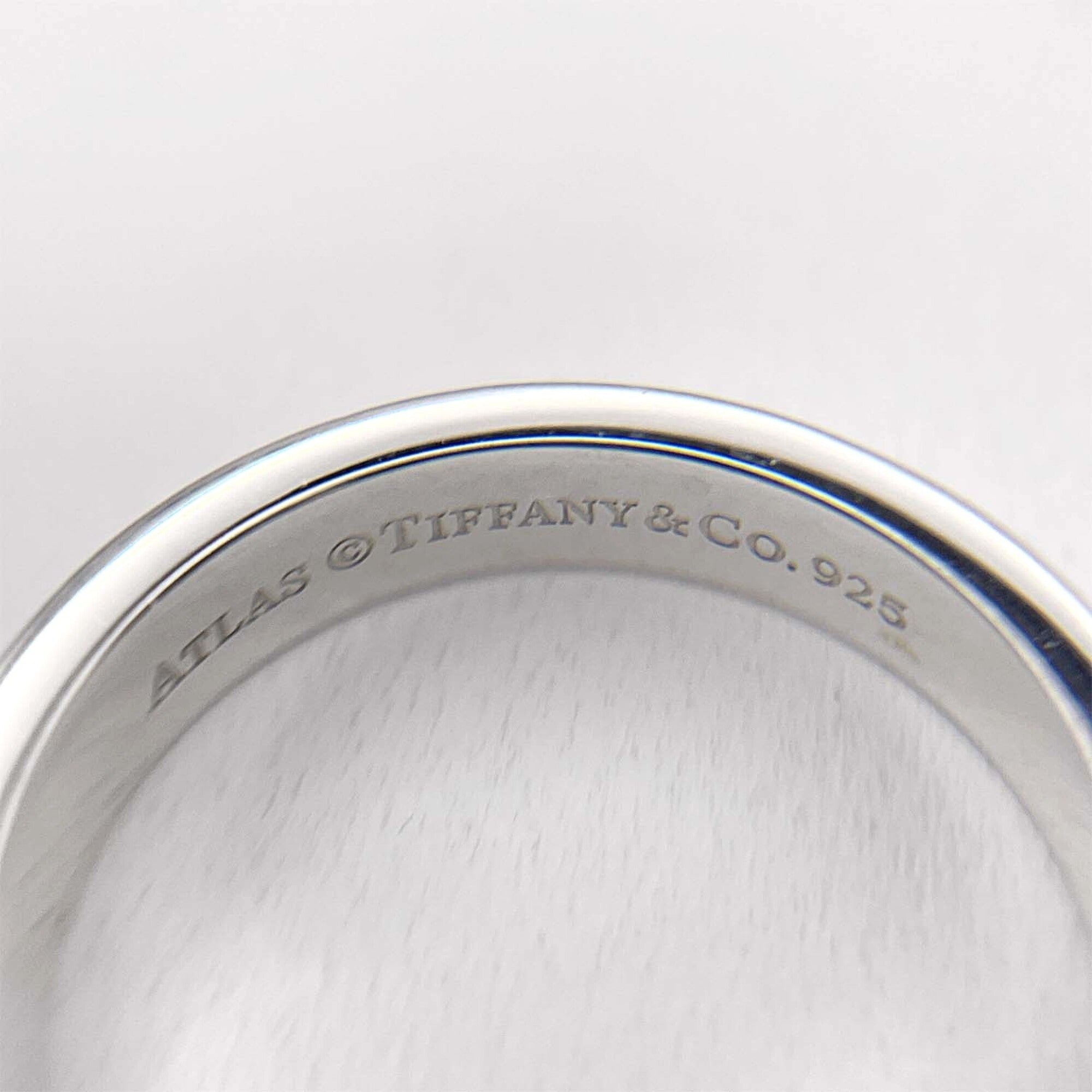 Tiffany Silver Silver 925 Band Ring (Pre-Owned)