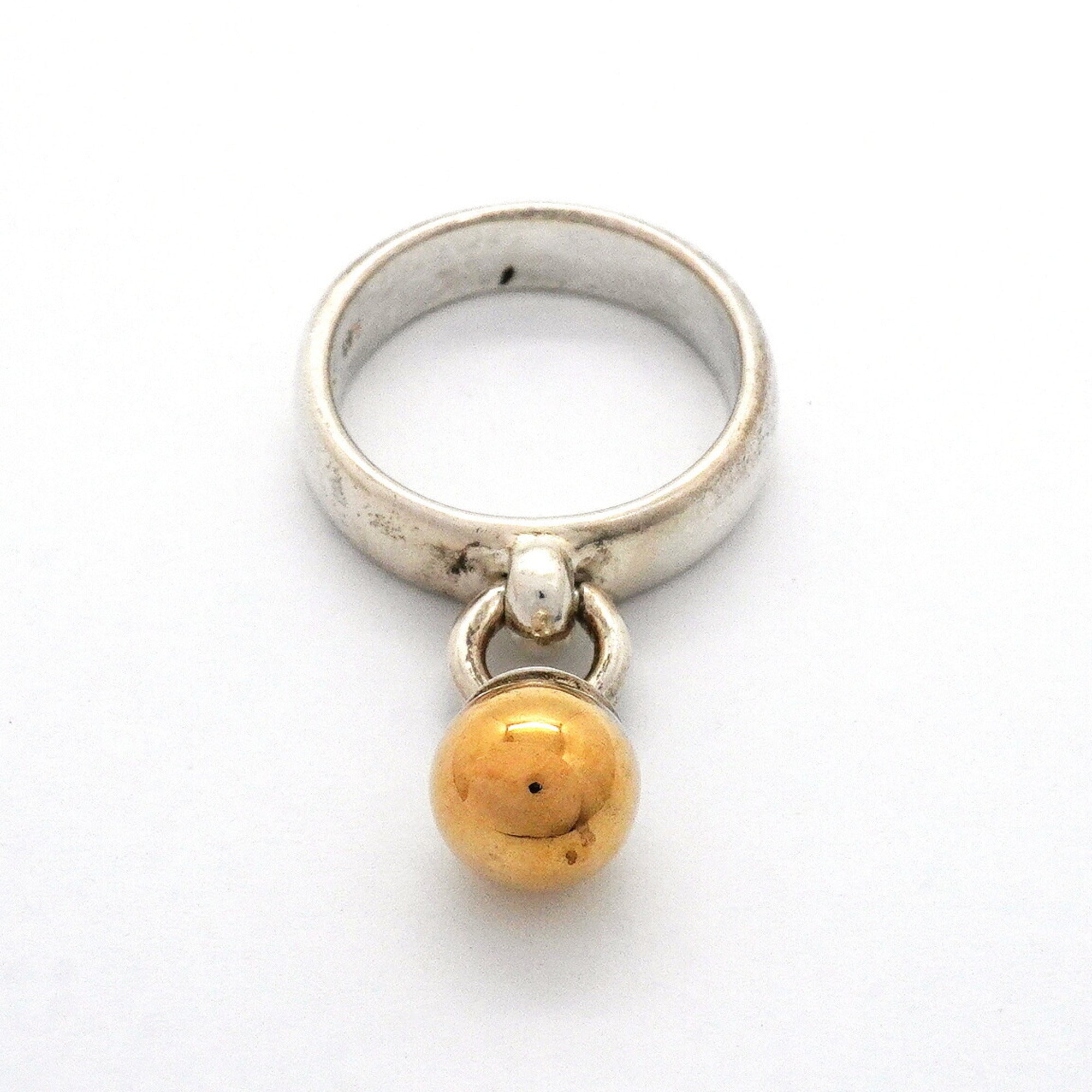 Tiffany Yellow Gold (18K) Silver 925 Band Ring (Pre-Owned)
