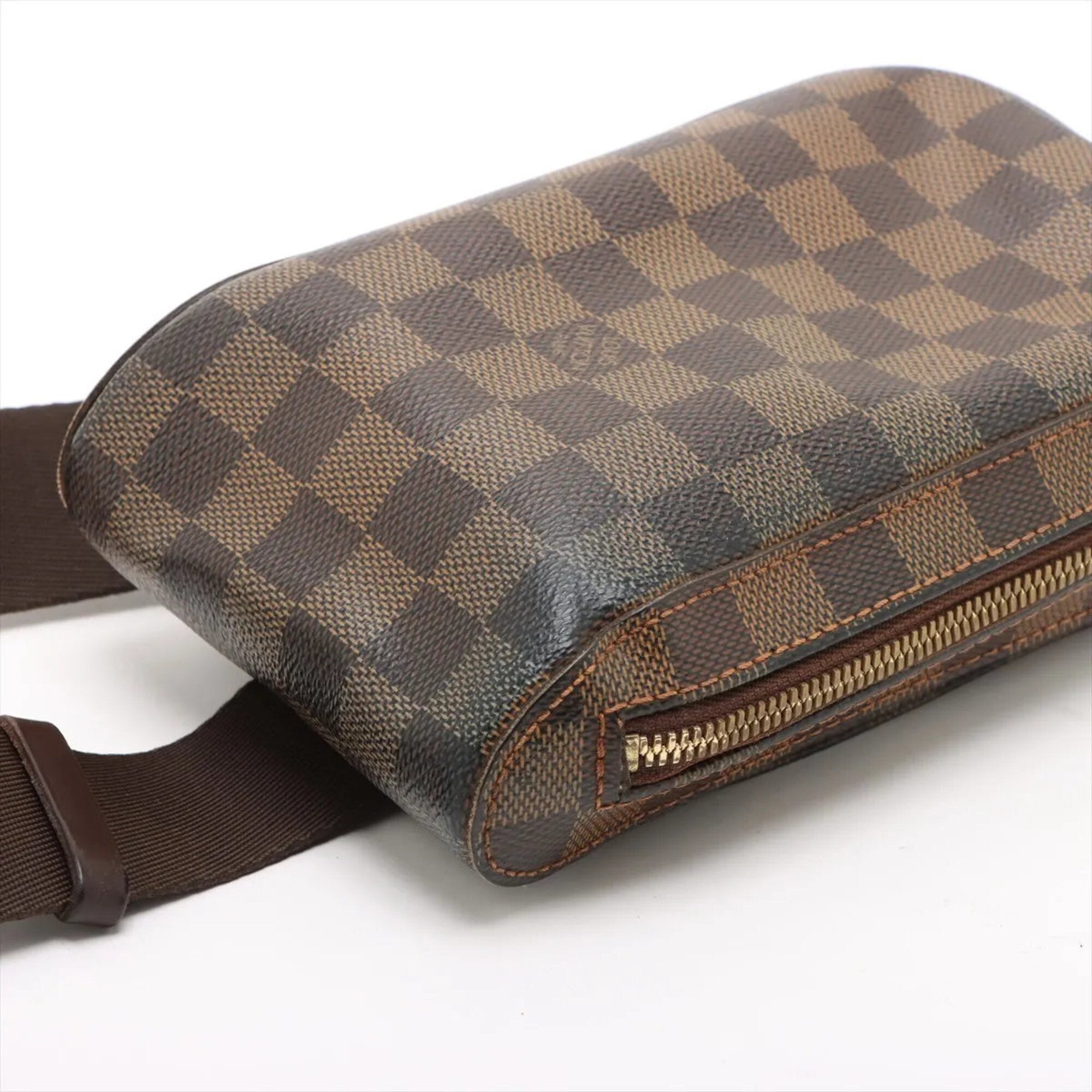 Louis Vuitton Damier Ebene Leather Coated Canvas Sling Bag (Pre-Owned)