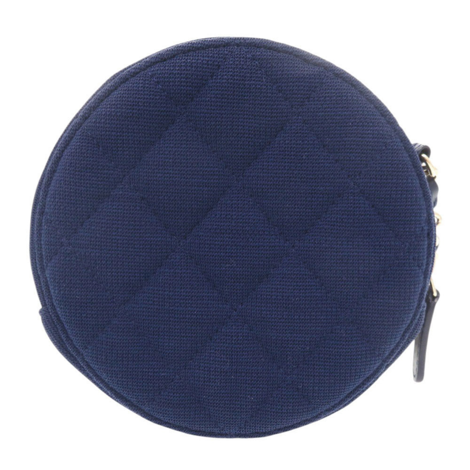 Chanel Blue Cotton Shoulder Bag (Pre-Owned)