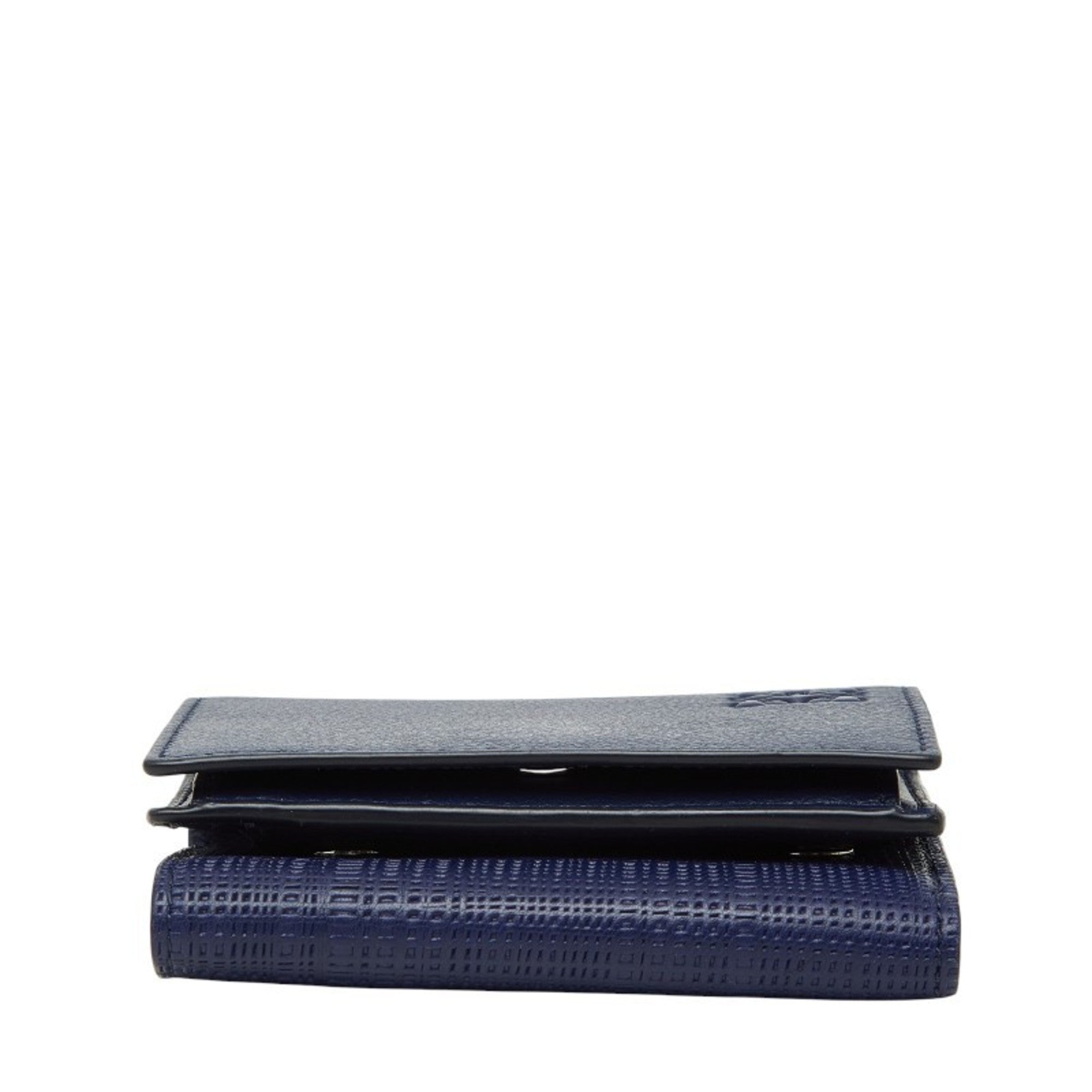 Loewe Blue Leather Wallet (Tri-Fold) (Pre-Owned)