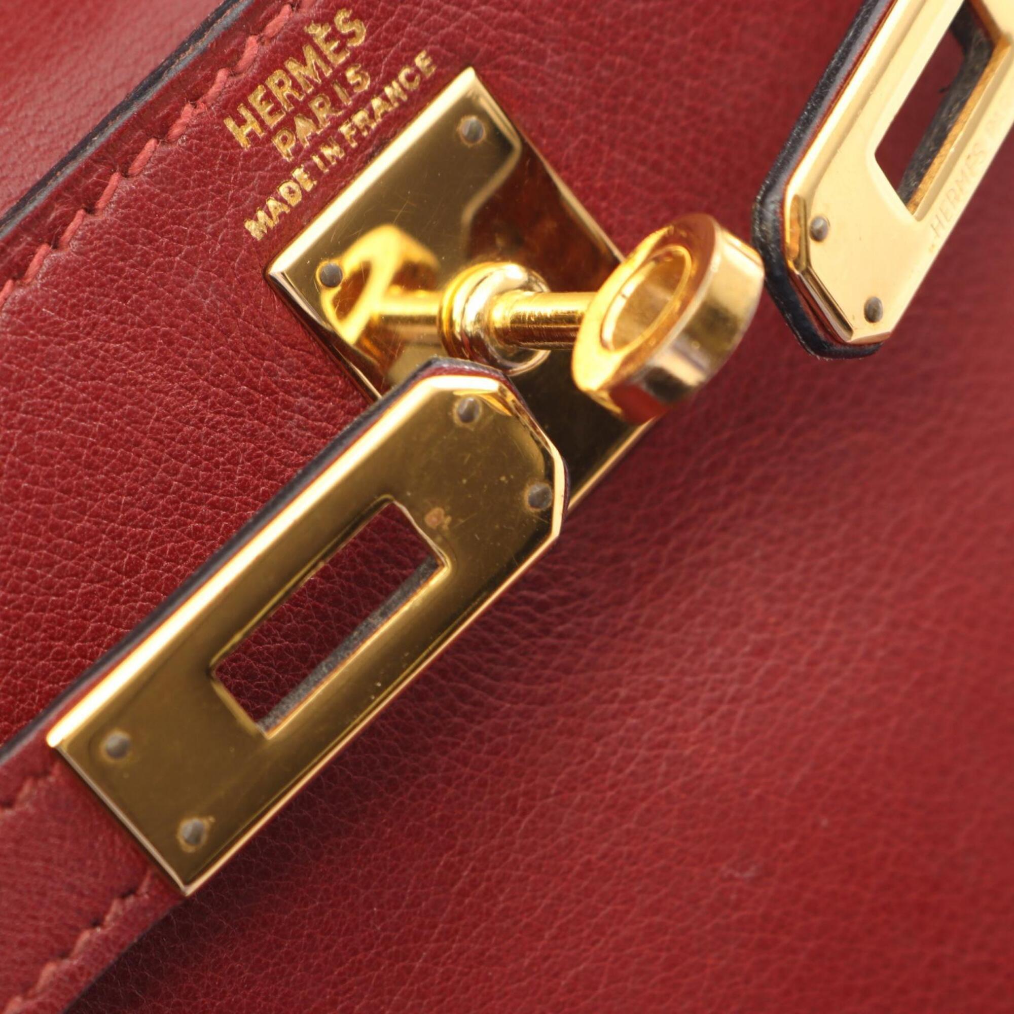 Hermes Bordeaux Gulliver Leather Backpack (Pre-Owned)