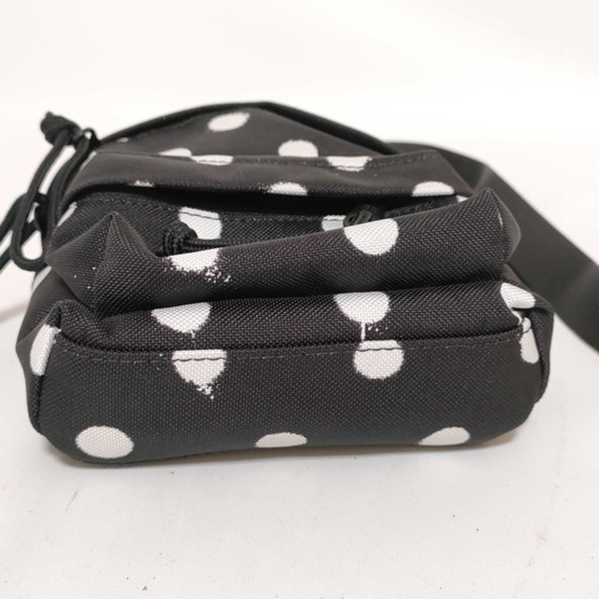 Balenciaga Black White Canvas Shoulder Bag (Pre-Owned)