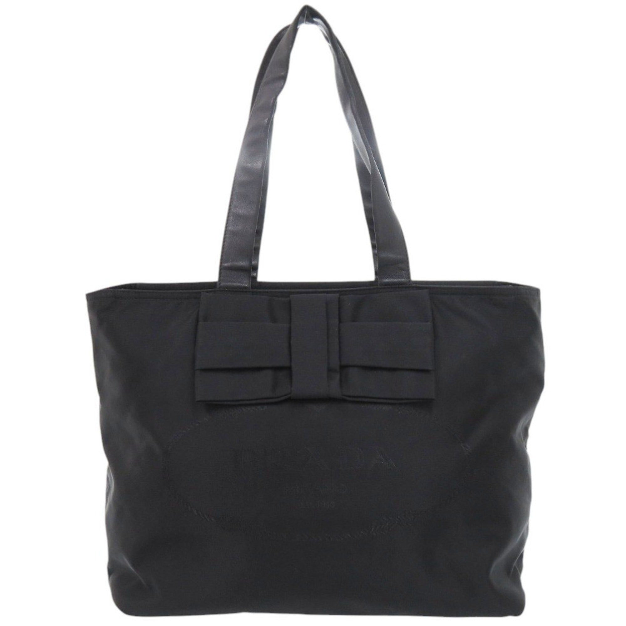 Prada Black Nylon Tote Bag (Pre-Owned)
