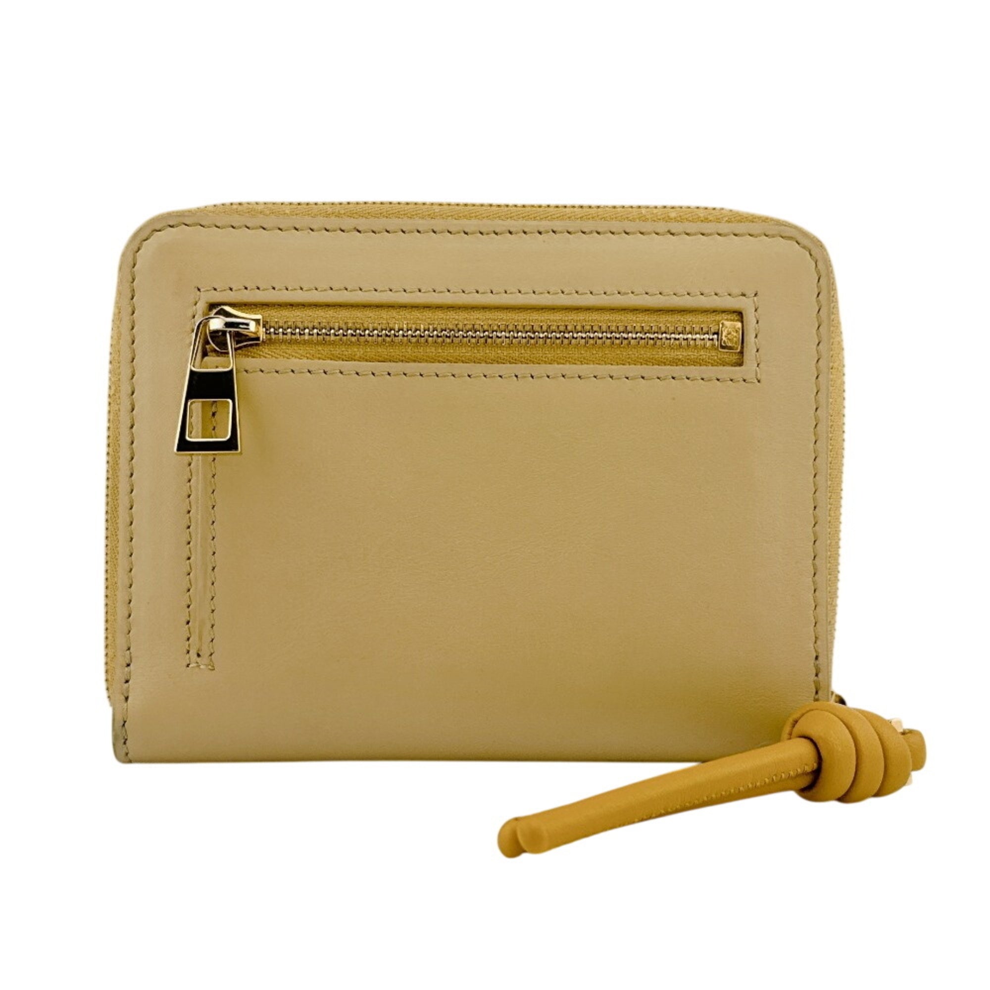 Loewe Yellow Leather Wallet (Bi-Fold) (Pre-Owned)