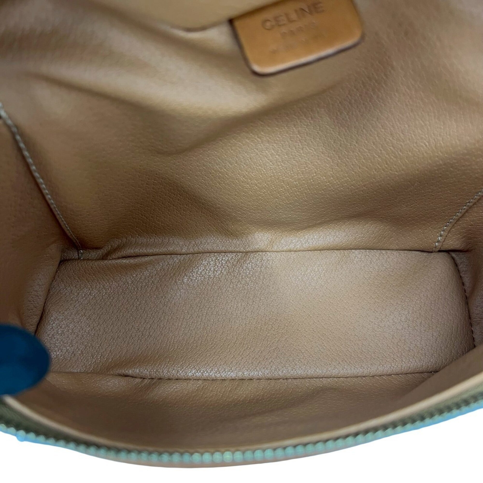 Celine Brown Pvc Leather Handbag Vanity Bag (Pre-Owned)