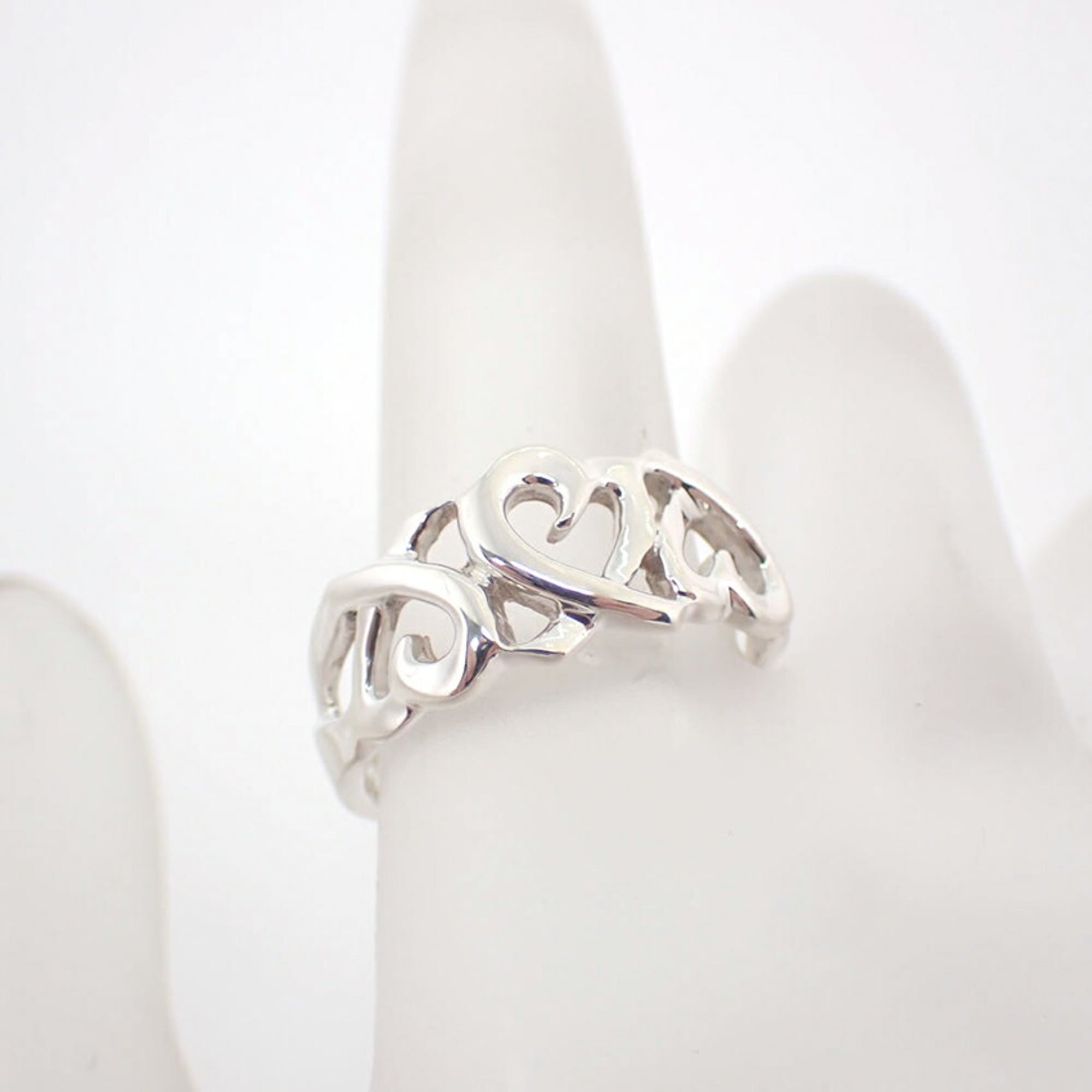 Tiffany Sterling Silver 925 Band Ring (Pre-Owned)