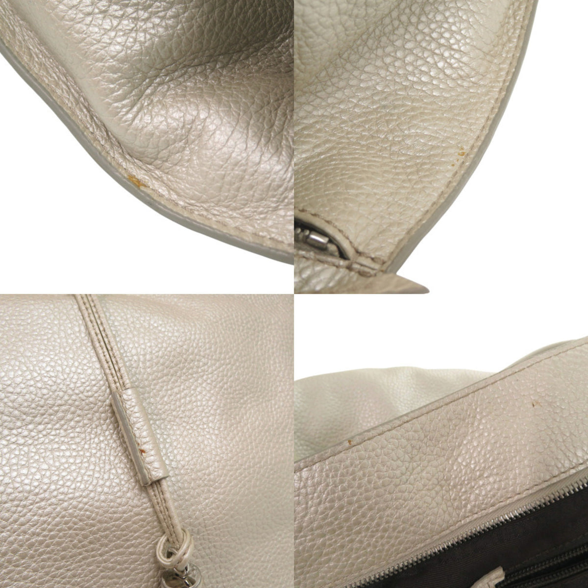 Celine Champagne Leather Handbag (Pre-Owned)