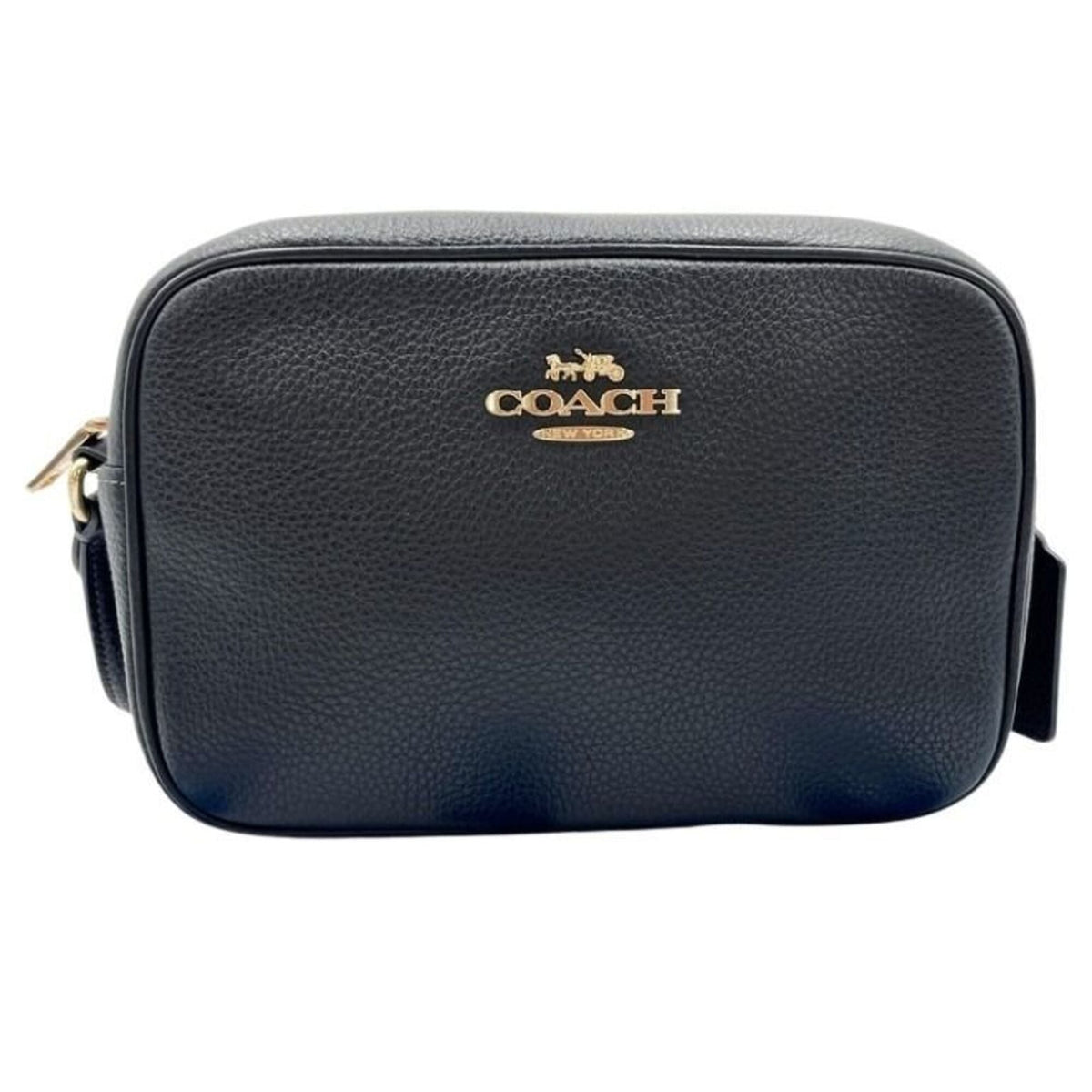 Coach Black Leather Shoulder Bag (Pre-Owned)