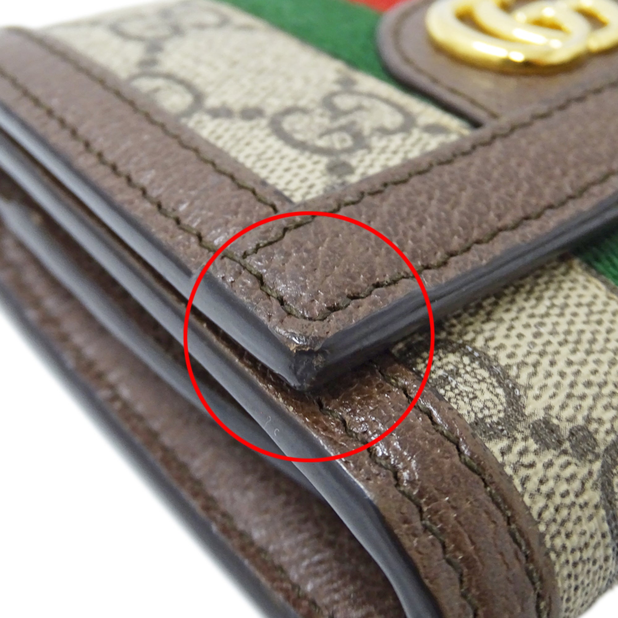 Gucci Beige Brown Gg Supreme Wallet (Bi-Fold) (Pre-Owned)