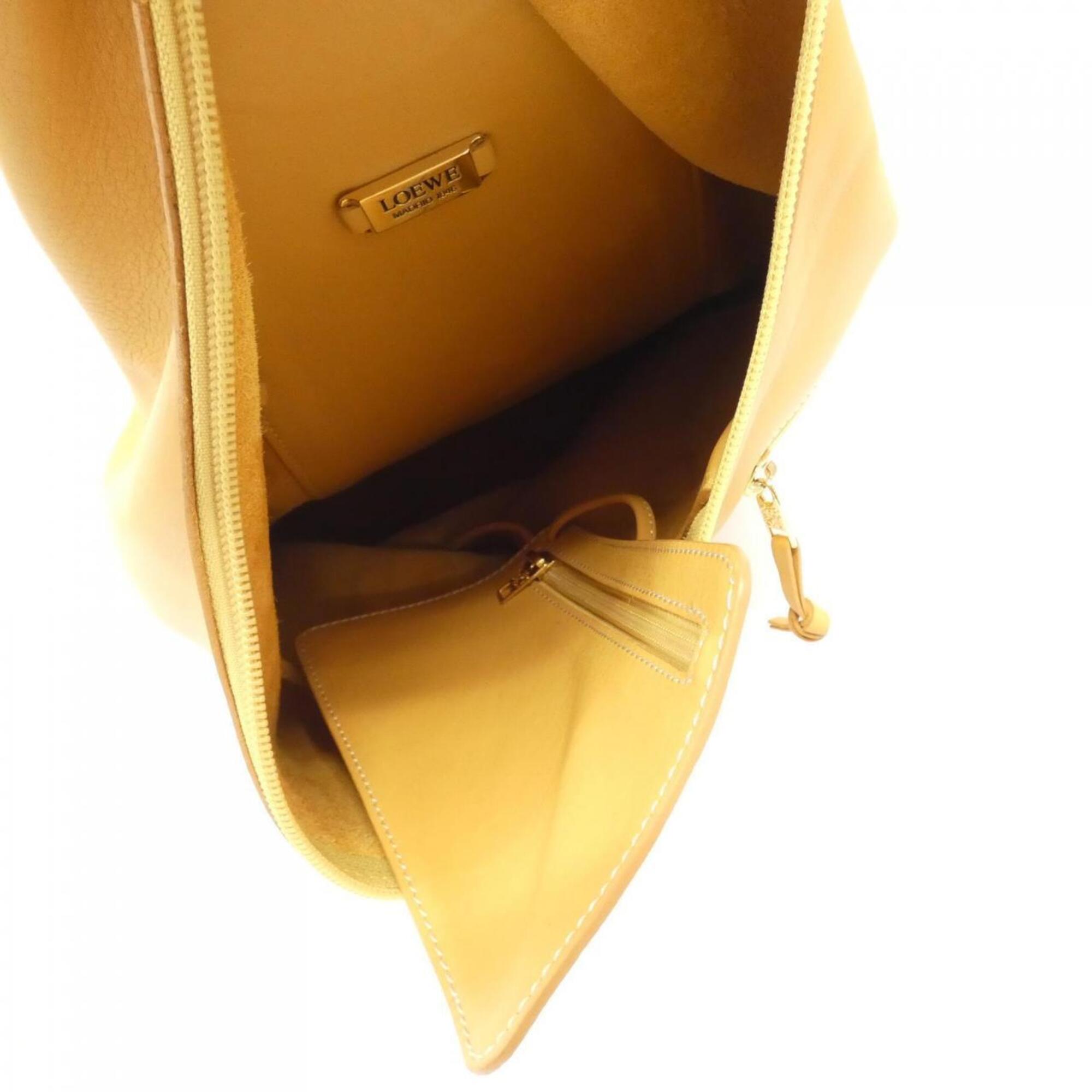 Loewe Yellow Leather Shoulder Bag (Pre-Owned)