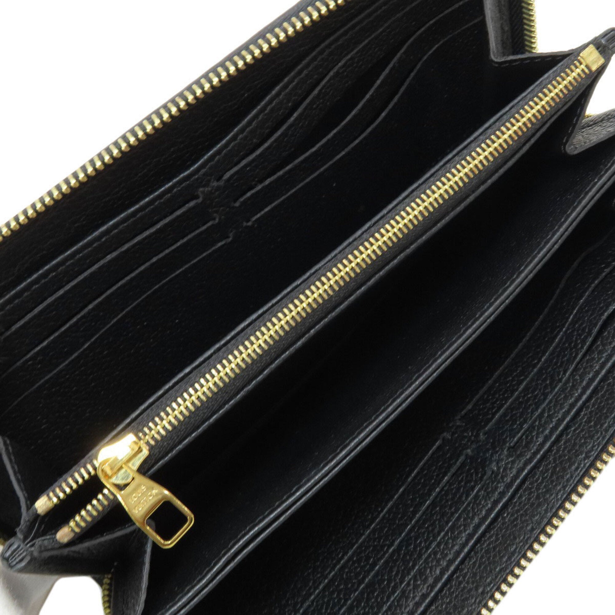Louis Vuitton Empreinte Beige Black Monogram Empreinte Long Wallet (Bi-Fold) (Pre-Owned)