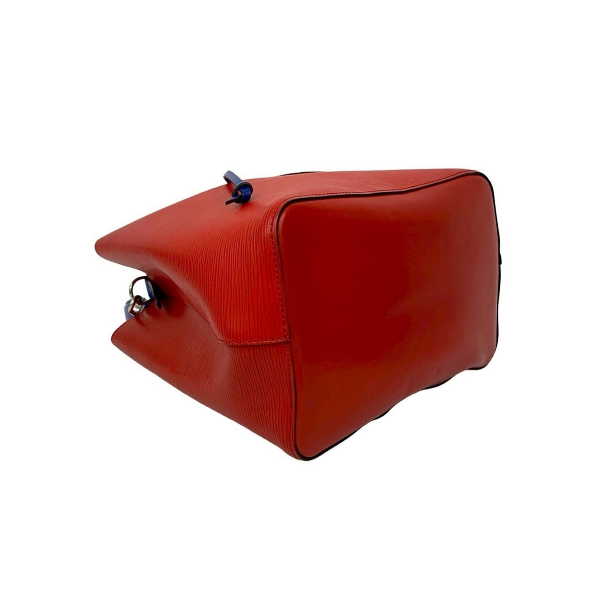Louis Vuitton Blue Red Color Leather Handbag Shoulder Bag (Pre-Owned)
