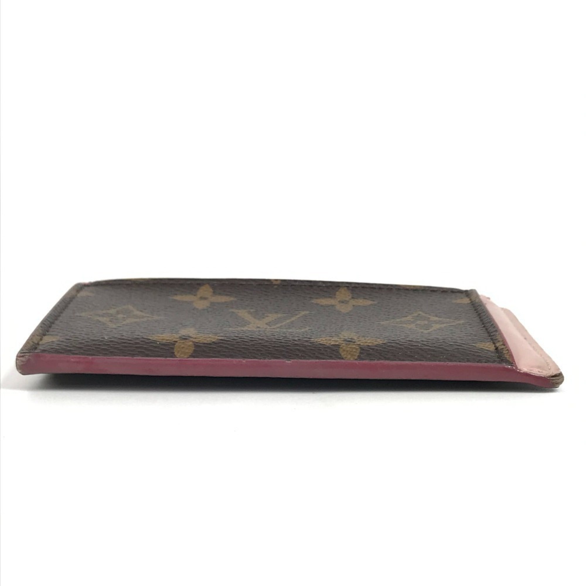 Louis Vuitton Brown Monogram Pink Monogram Coin Purse/Coin Case (Pre-Owned)