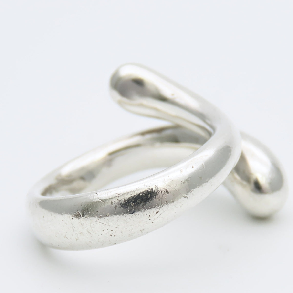 Tiffany Silver Silver 925 Band Ring (Pre-Owned)
