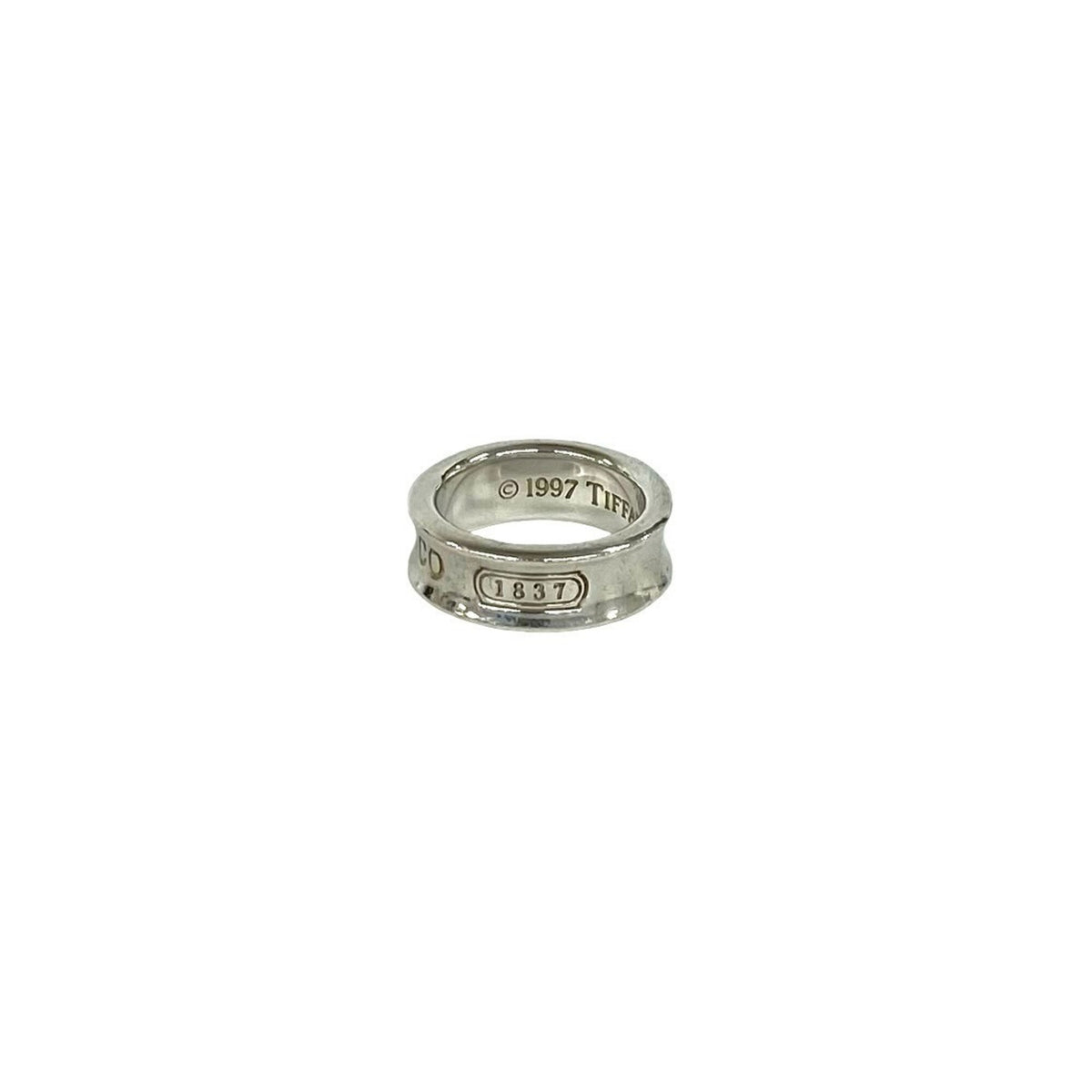 Tiffany Silver Silver 925 Band Ring (Pre-Owned)