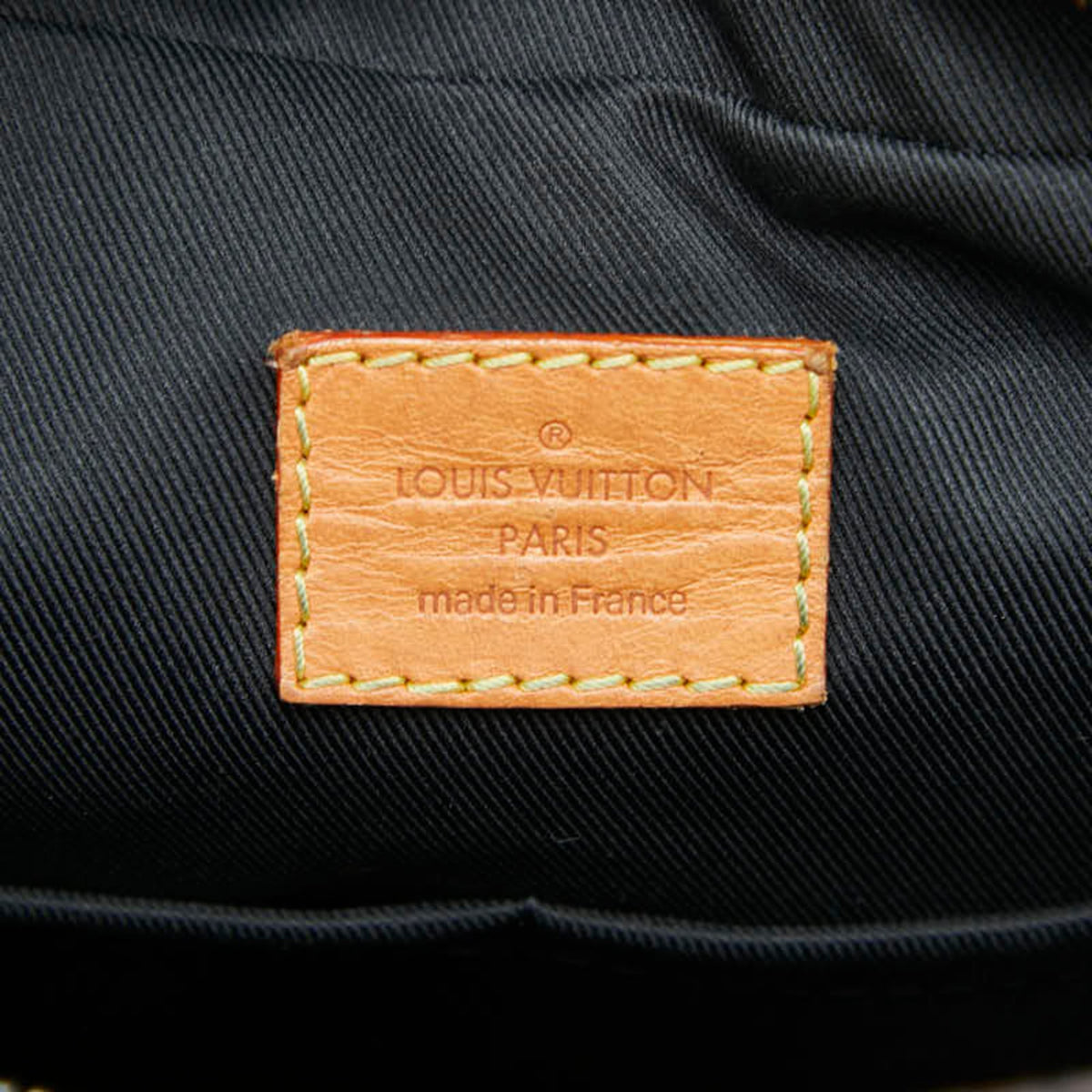 Louis Vuitton Brown Pvc Leather Messenger Bag Shoulder Bag (Pre-Owned)