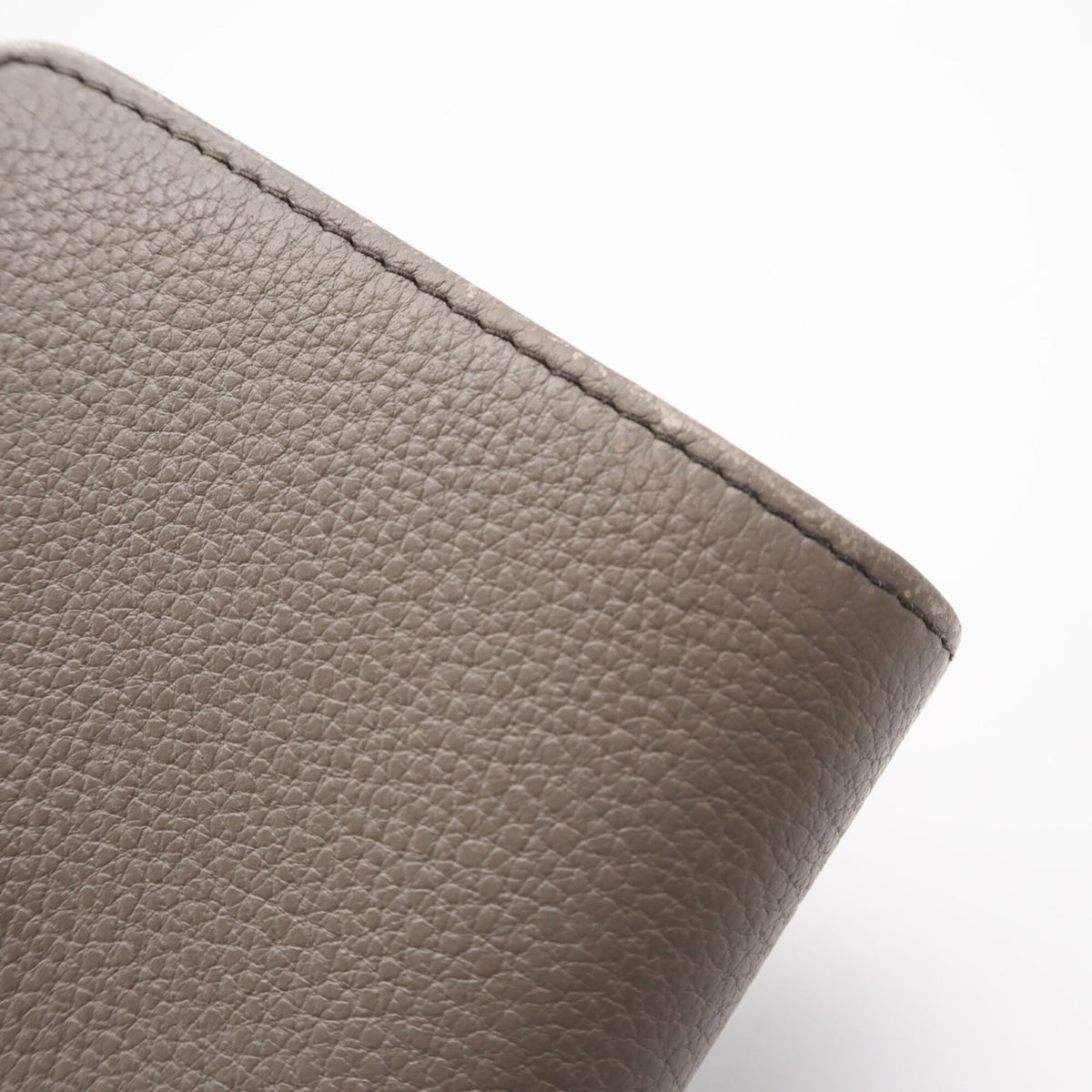 Prada Grayish Leather Wallet (Bi-Fold) (Pre-Owned)