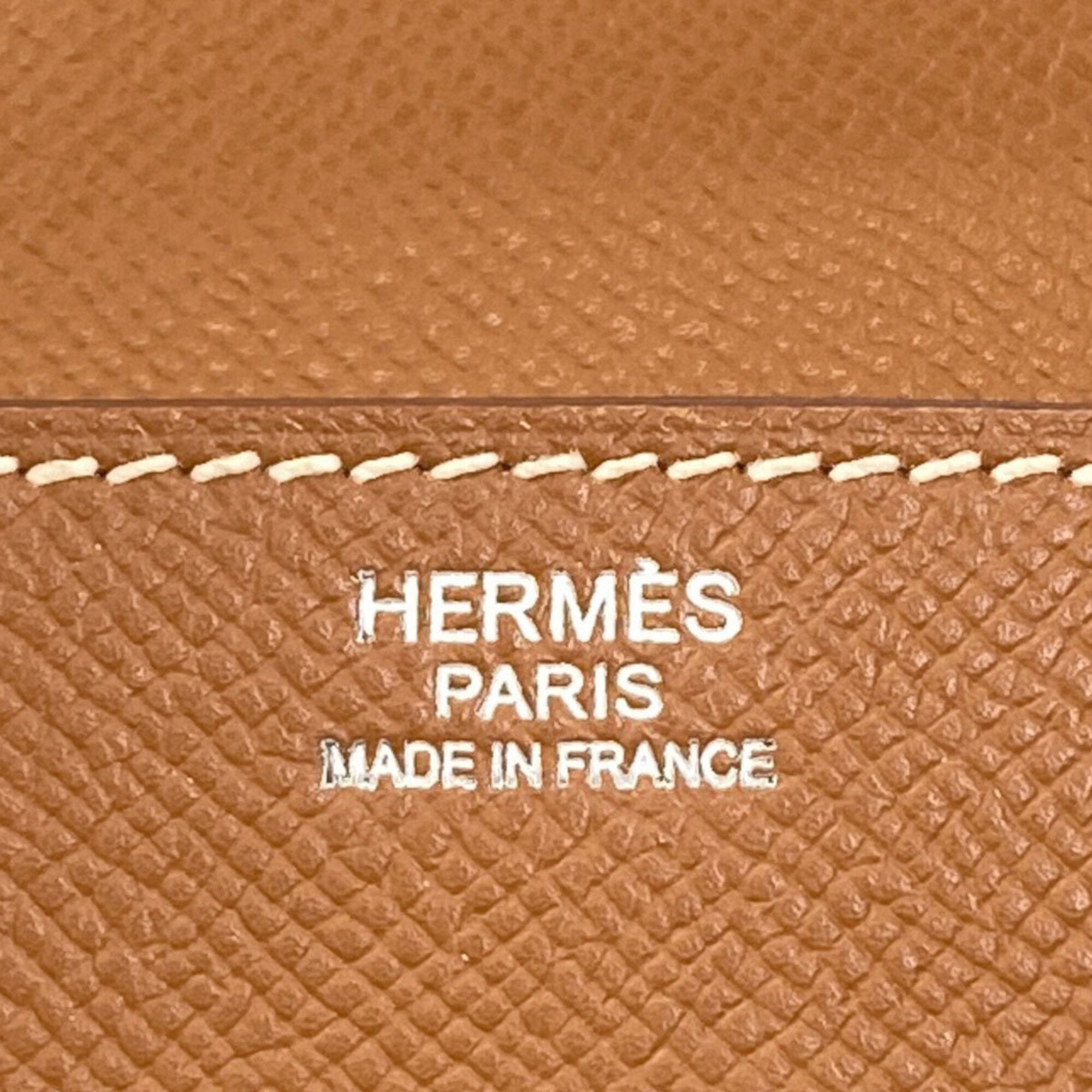 Hermes Gold Epsom Leather Handbag (Pre-Owned)