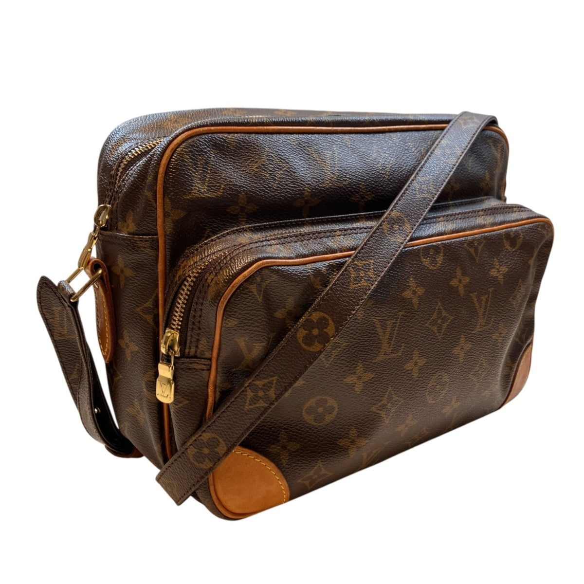 Louis Vuitton Brown Monogram Canvas Shoulder Bag (Pre-Owned)