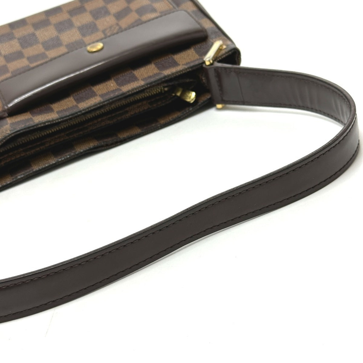 Louis Vuitton Damier Brown Ebene Damier Canvas Shoulder Bag (Pre-Owned)