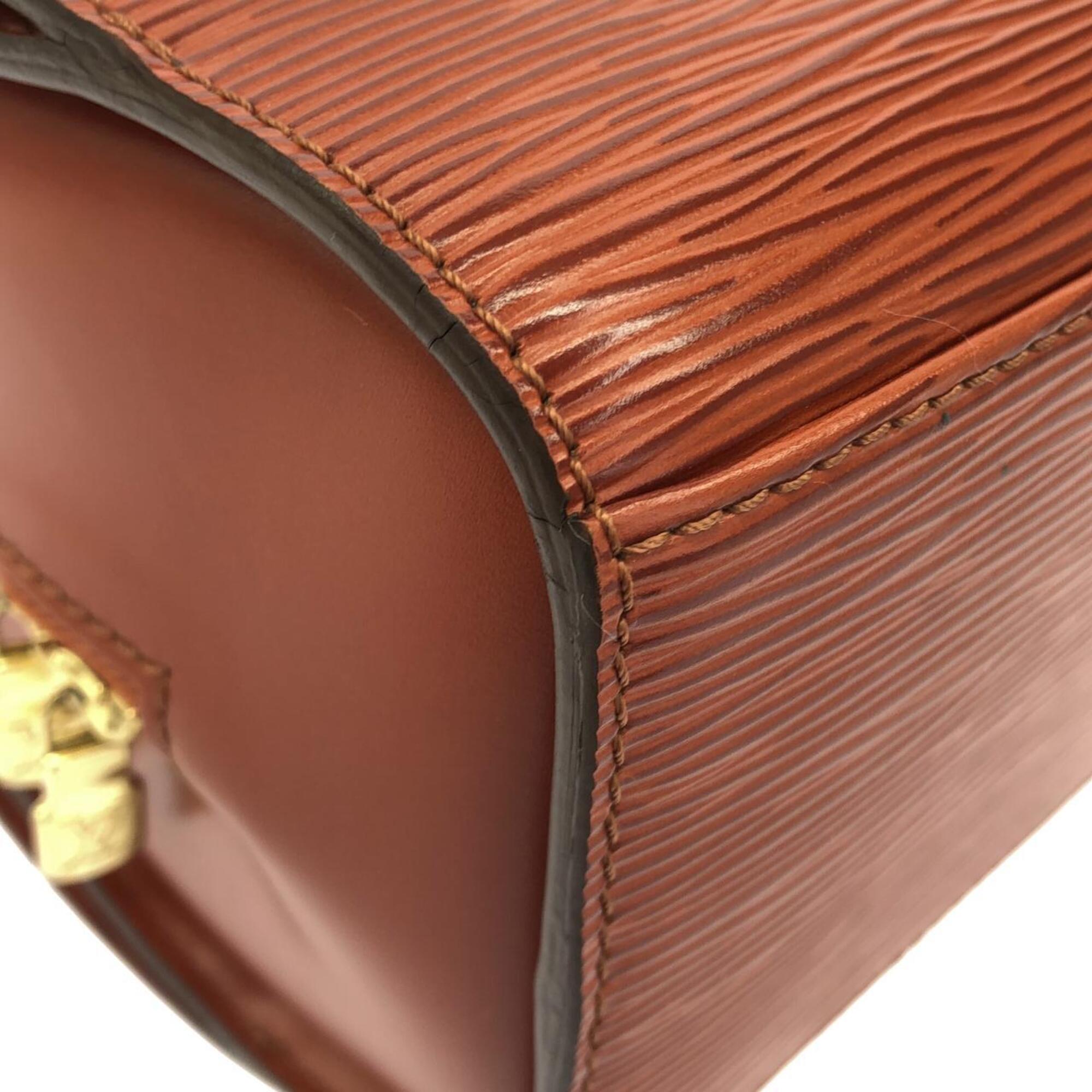 Louis Vuitton Brown Leather Handbag (Pre-Owned)