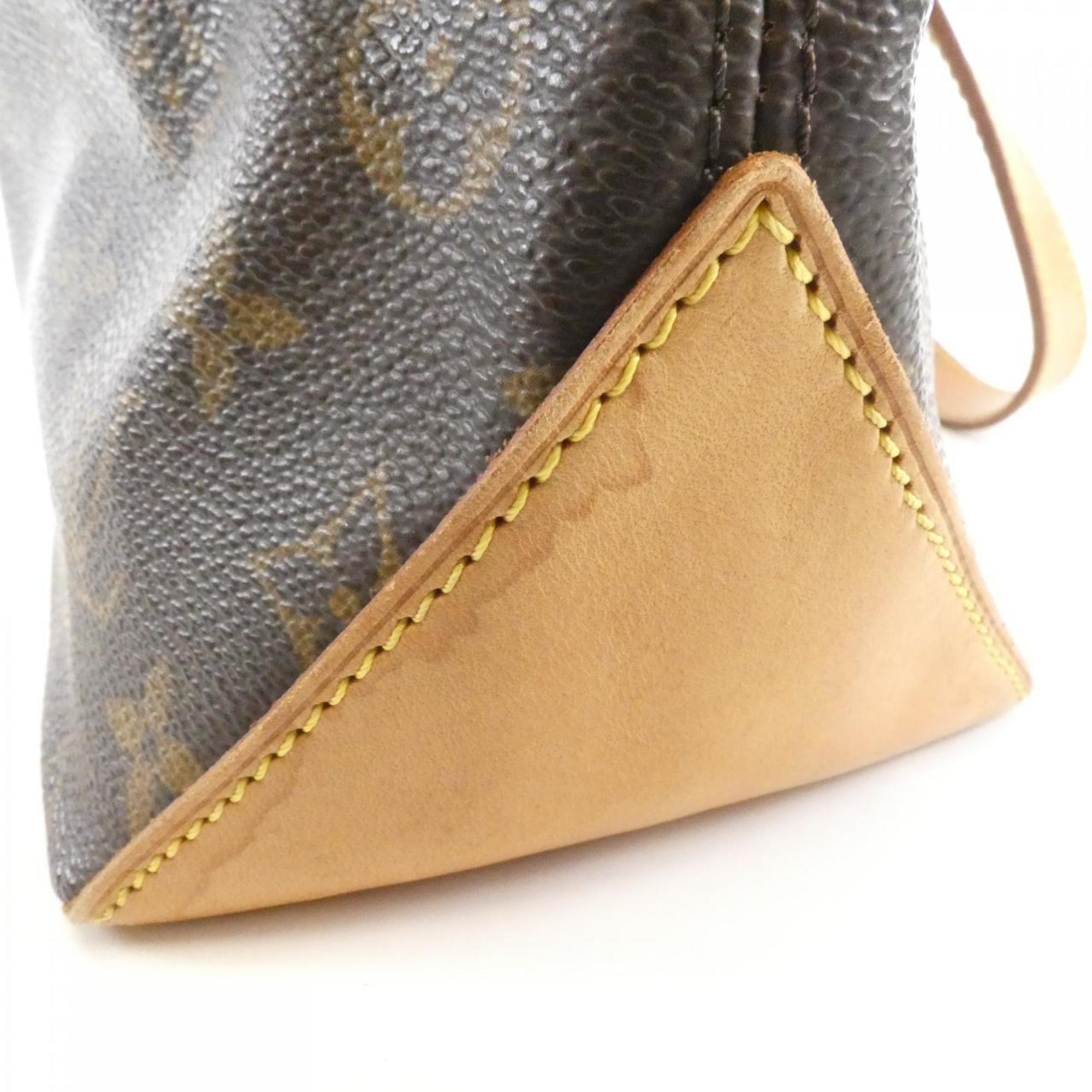 Louis Vuitton Marron Coated Canvas Handbag (Pre-Owned)