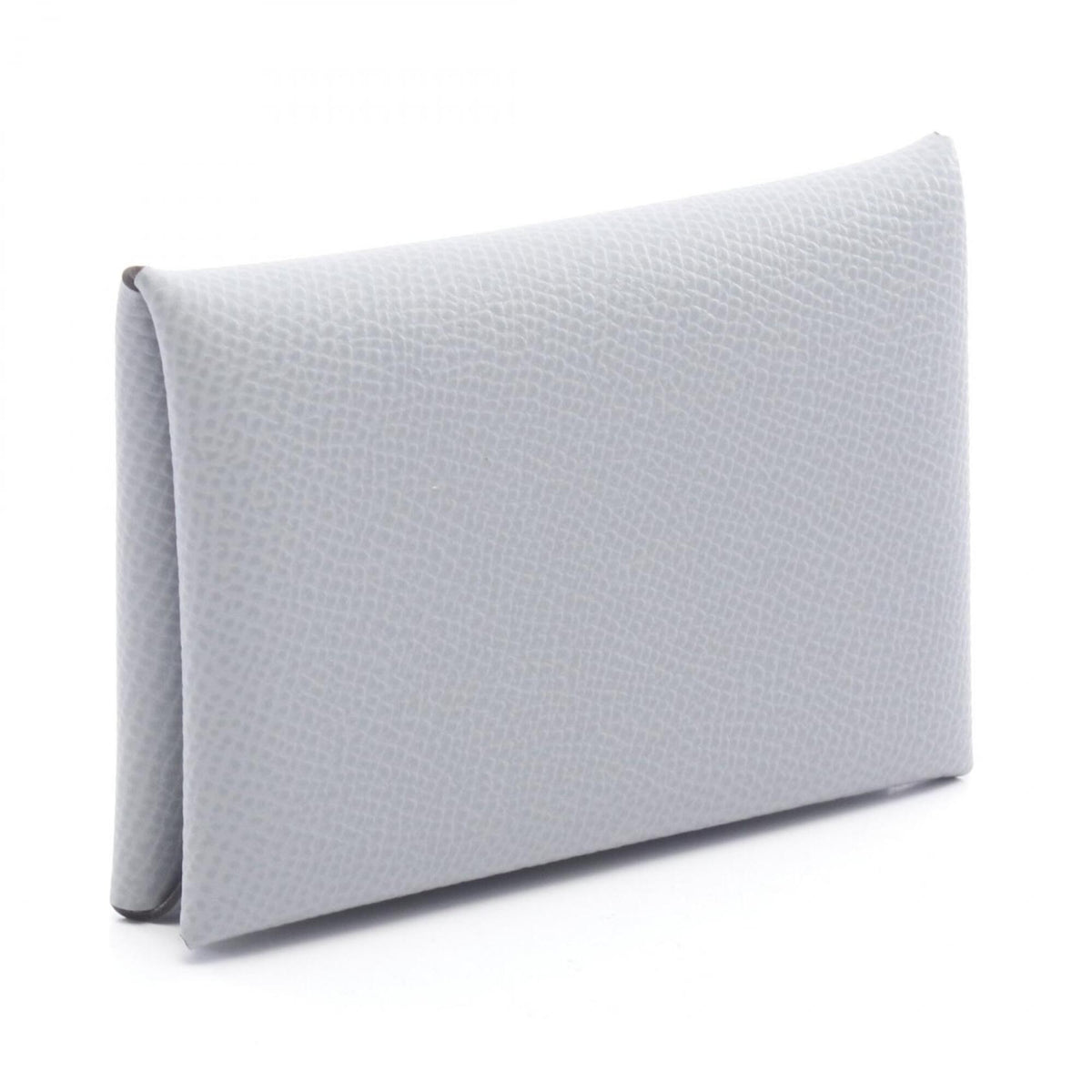 Hermes Gray Epsom Leather Coin Purse/Coin Case (Pre-Owned)