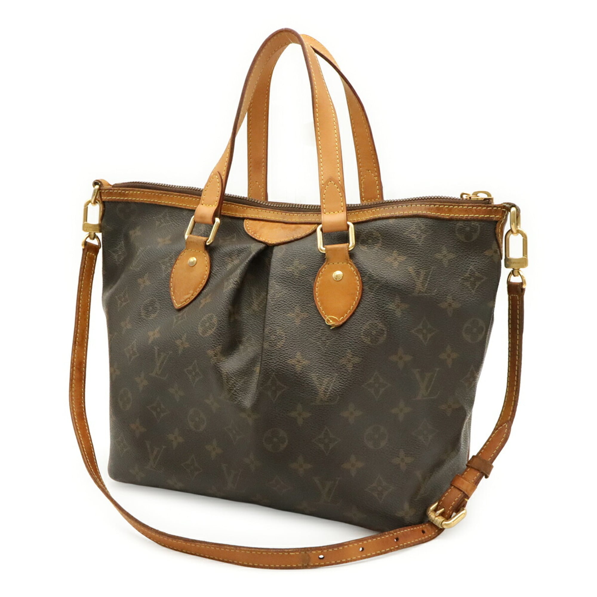 Louis Vuitton Brown Monogram White Monogram Handbag Shoulder Bag Tote Bag (Pre-Owned)