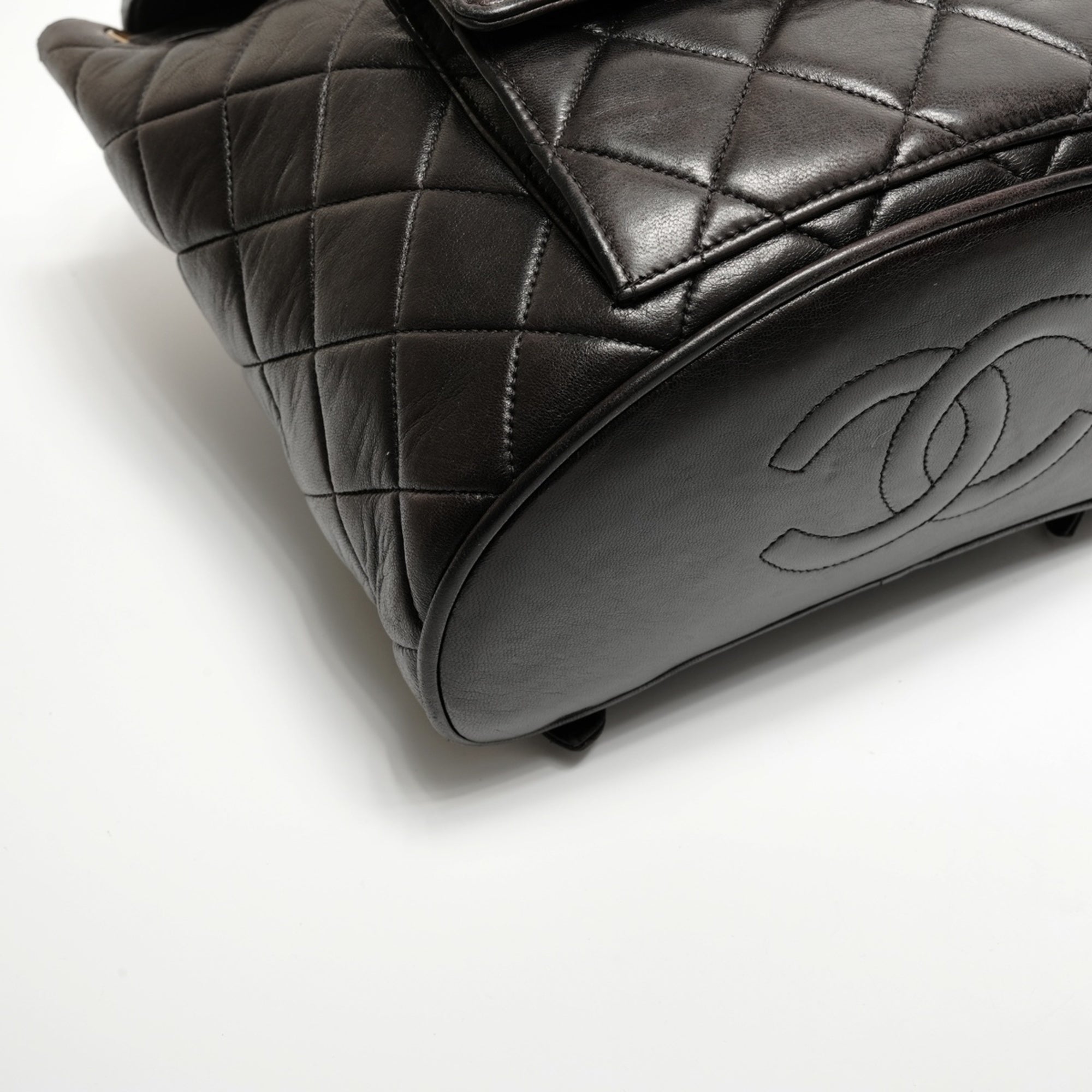 Chanel Matelasse Black Backpack (Pre-Owned)