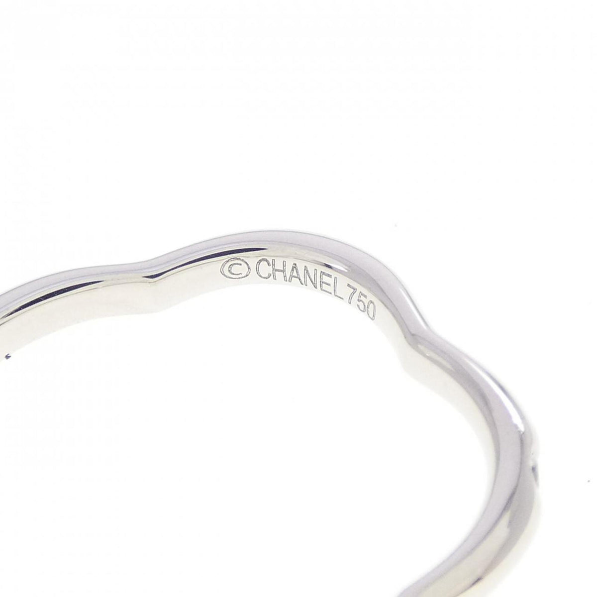 Chanel White Gold (18K) Band Ring (Pre-Owned)