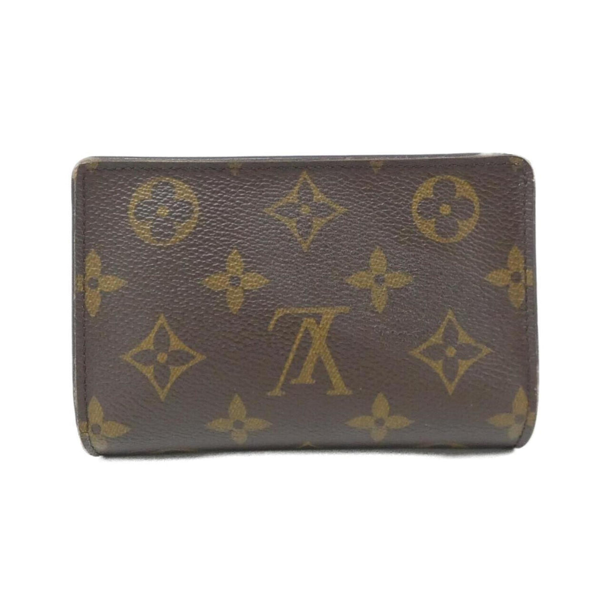 Louis Vuitton Brown Coated Canvas Wallet (Bi-Fold) (Pre-Owned)